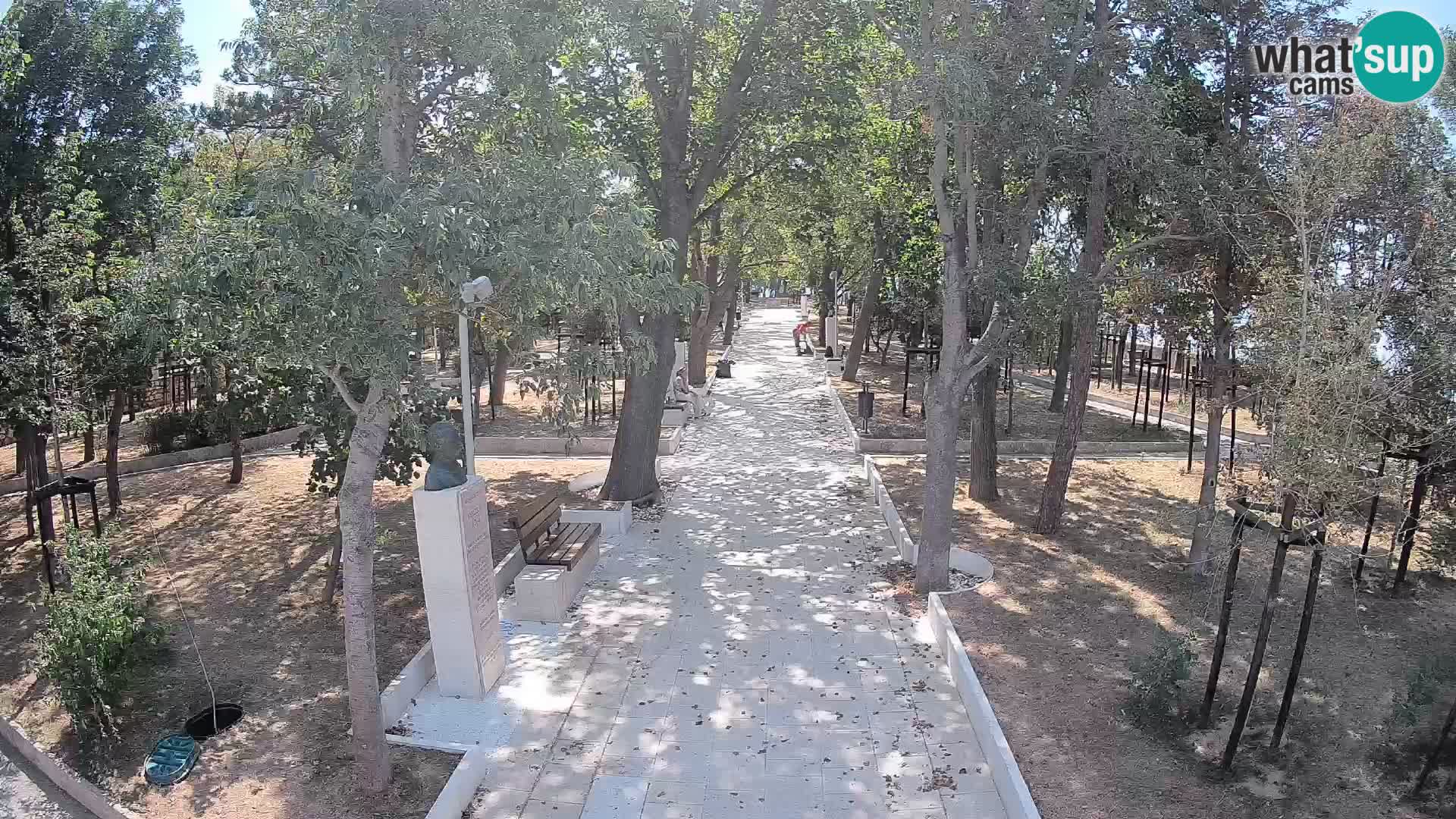 Webcam Schriftstellerpark Senj – Live am Meer