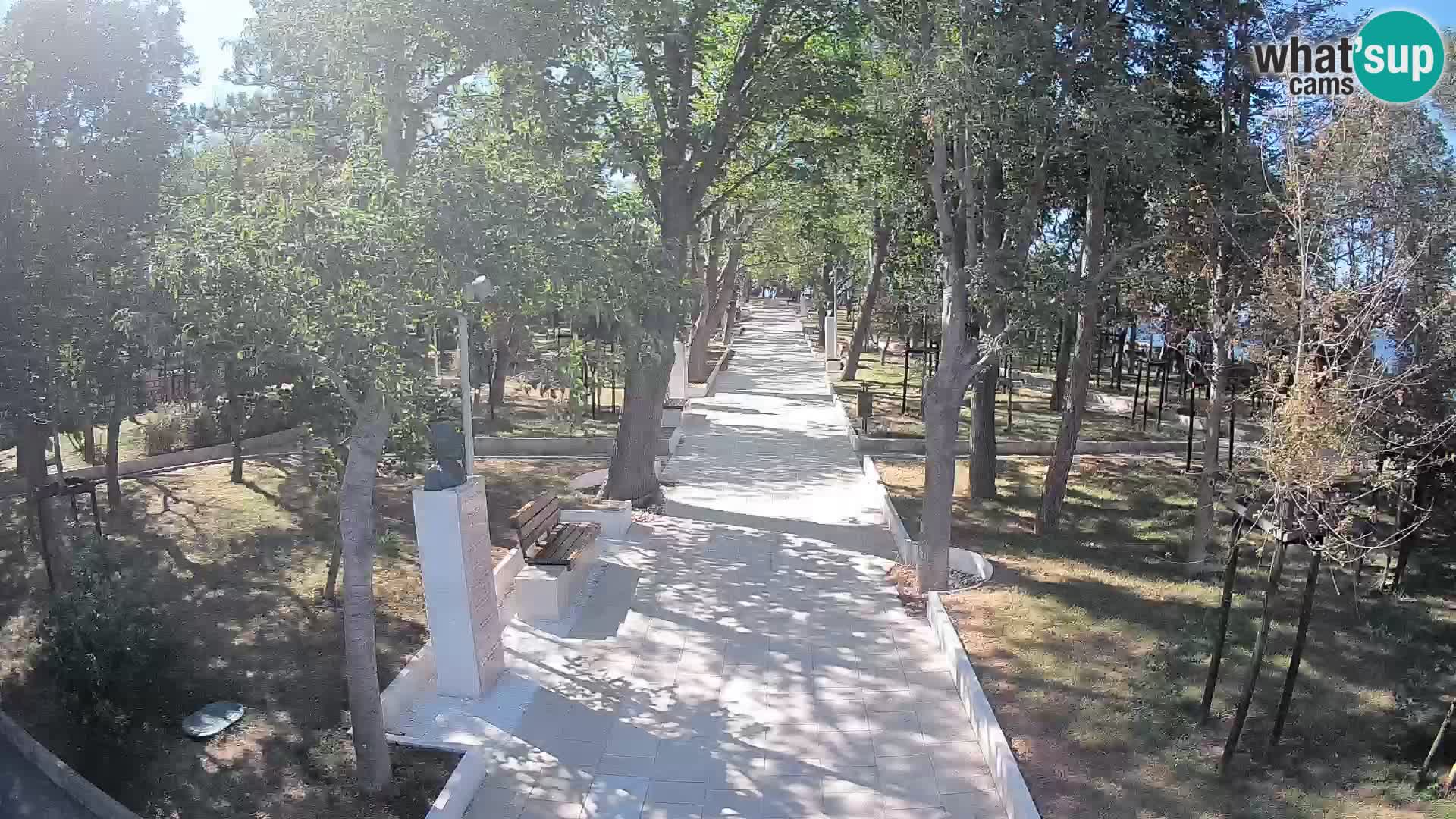 Writers’ Park Webcam Senj – Live by the Sea