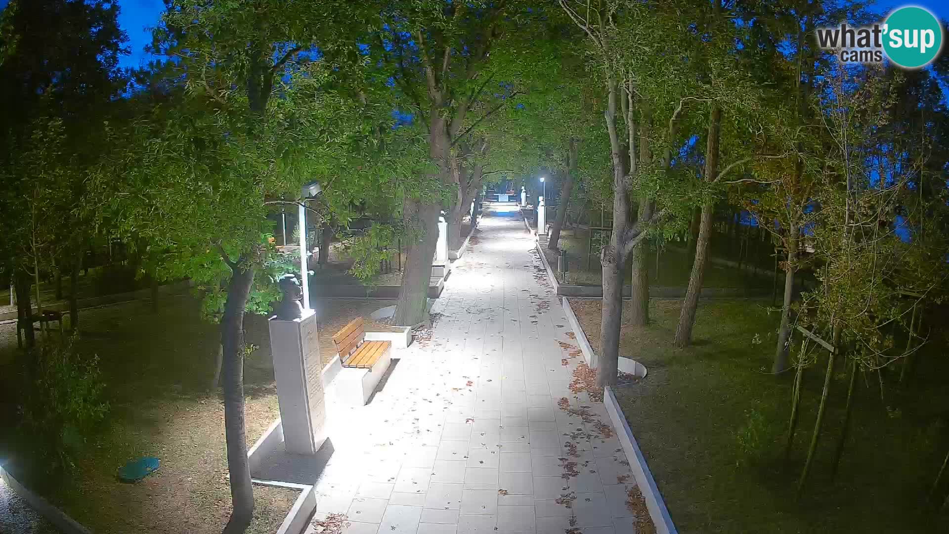 Writers’ Park Webcam Senj – Live by the Sea