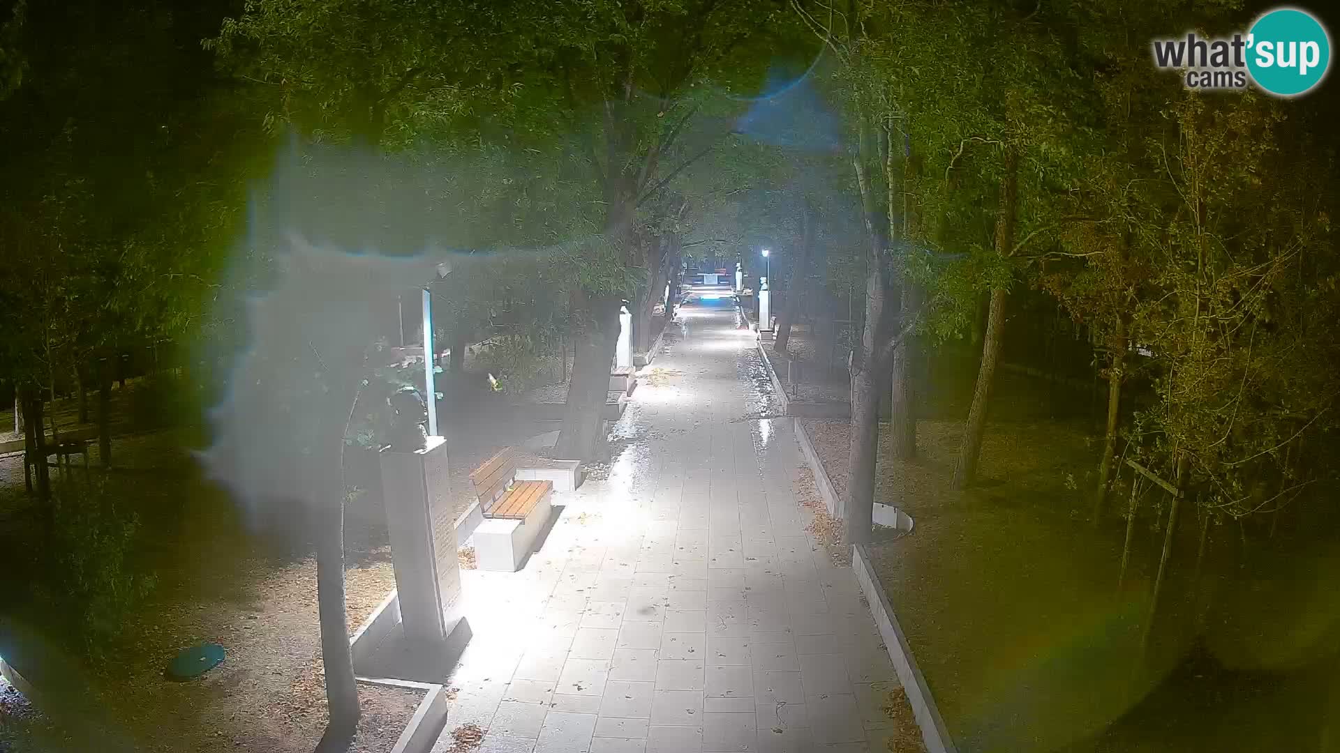 Webcam Schriftstellerpark Senj – Live am Meer