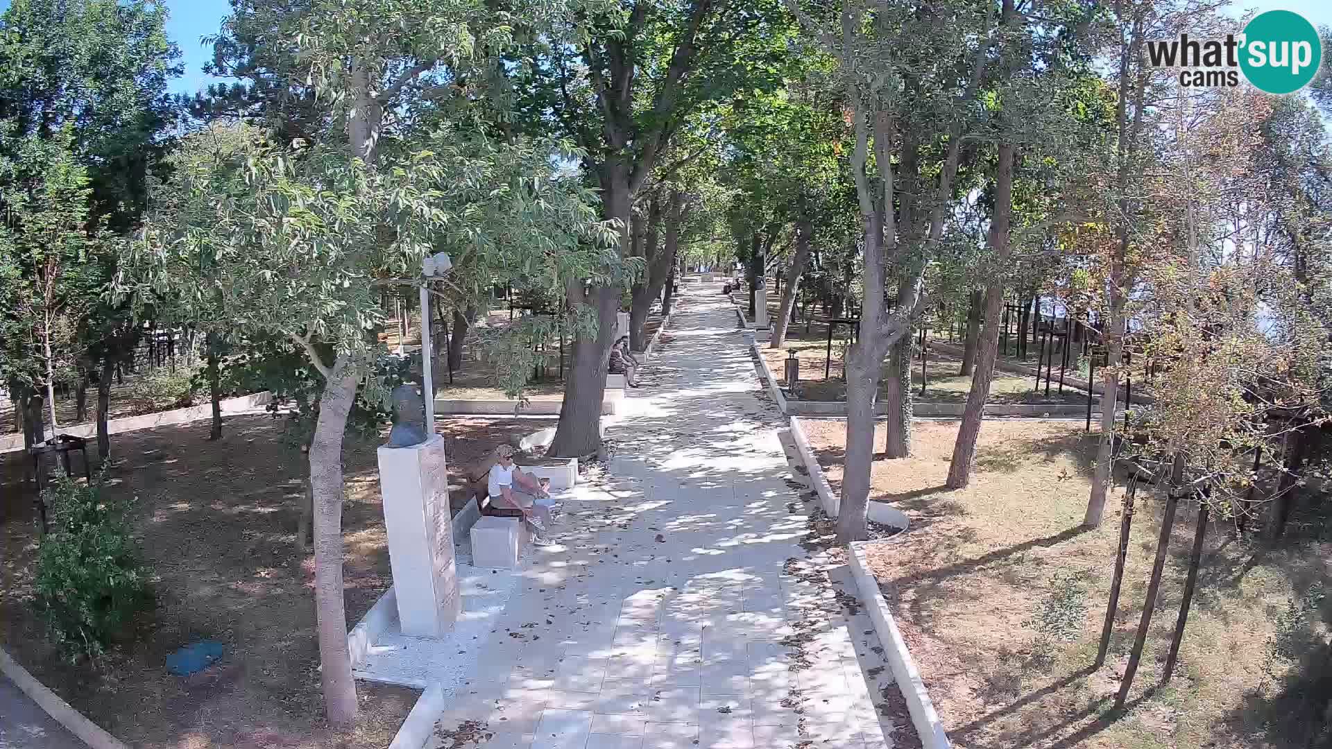 Writers’ Park Webcam Senj – Live by the Sea