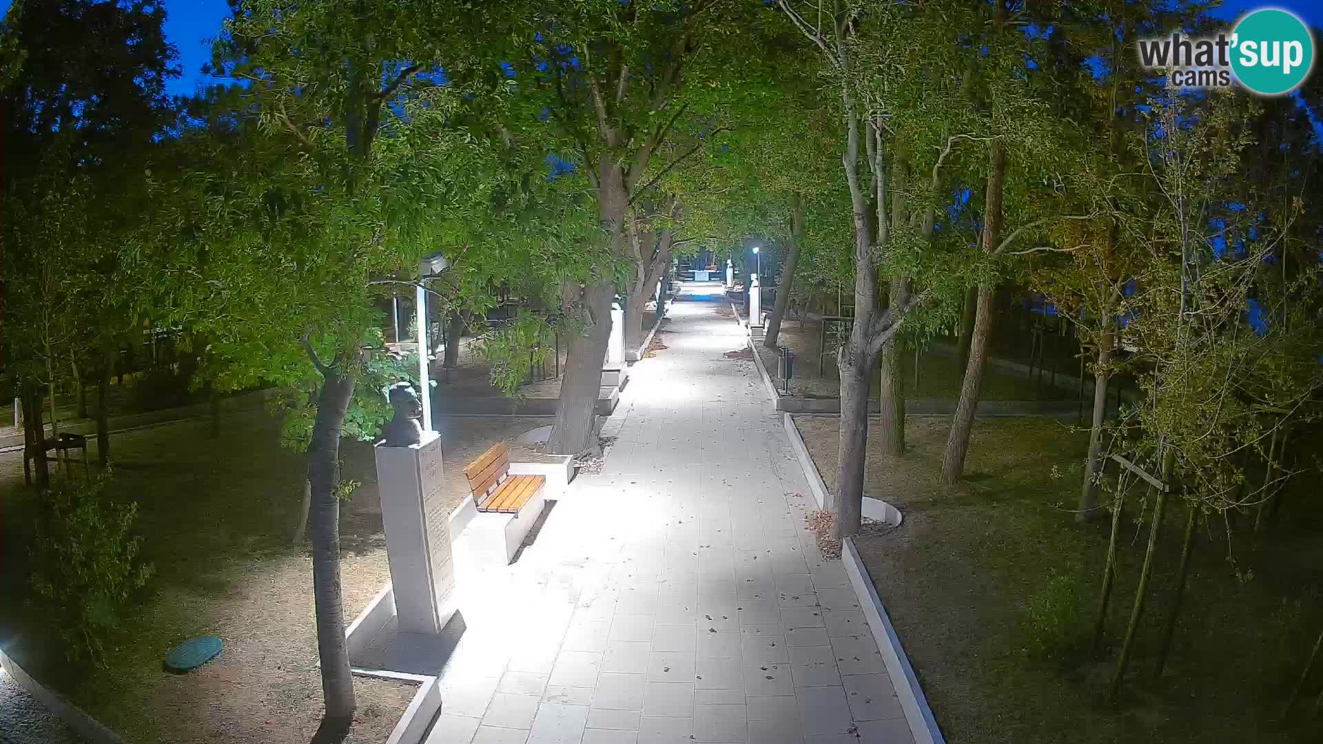Webcam Schriftstellerpark Senj – Live am Meer