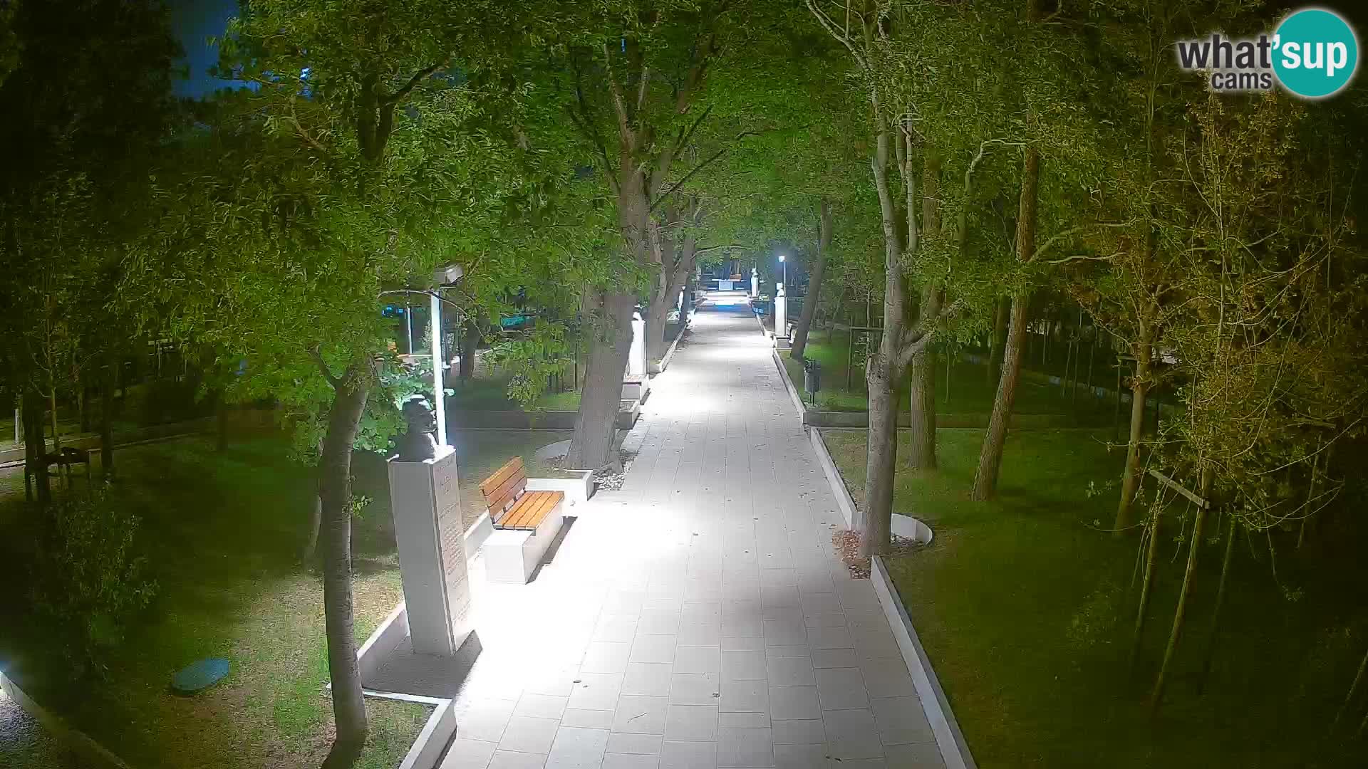 Writers’ Park Webcam Senj – Live by the Sea