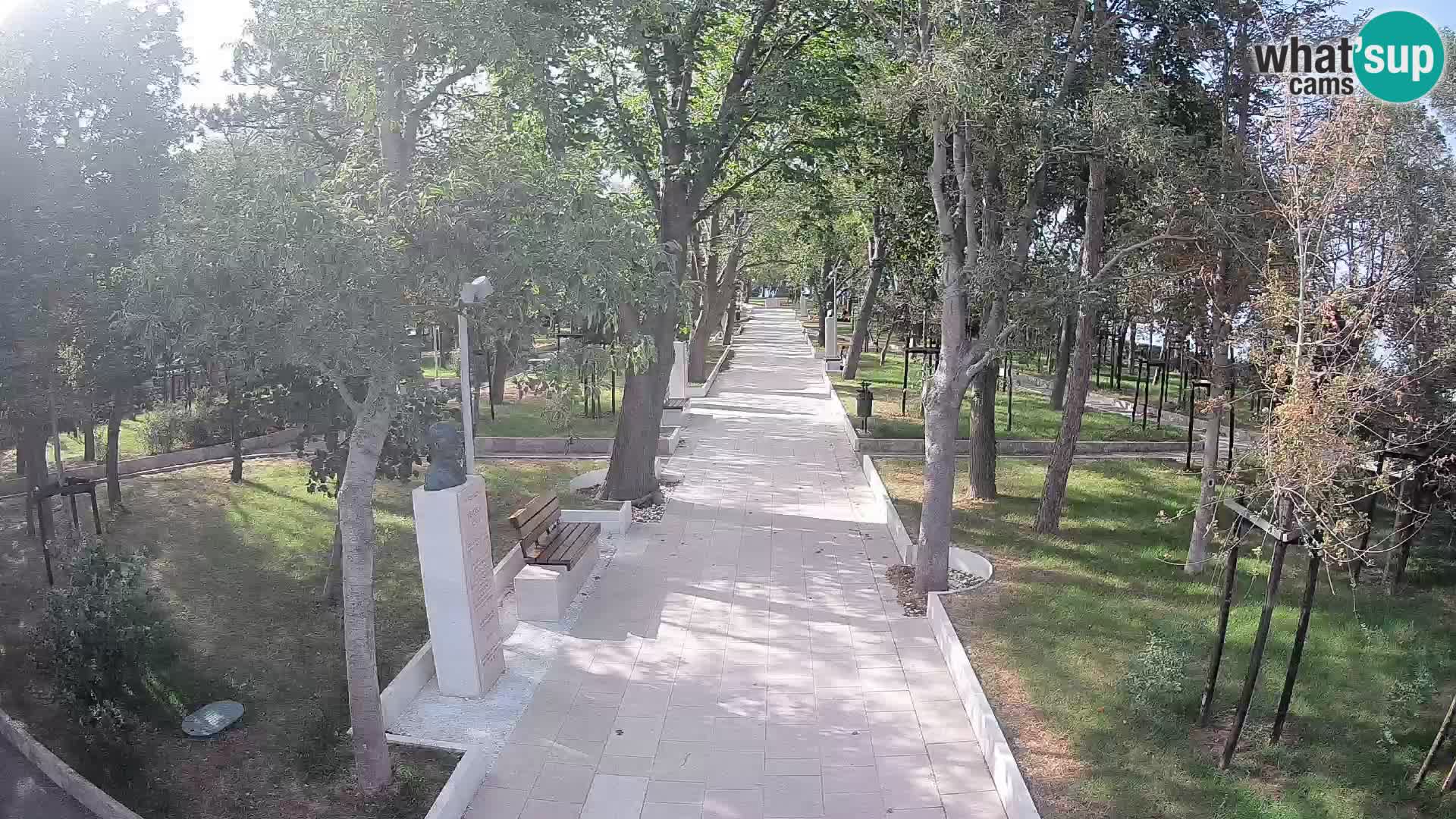Webcam Schriftstellerpark Senj – Live am Meer