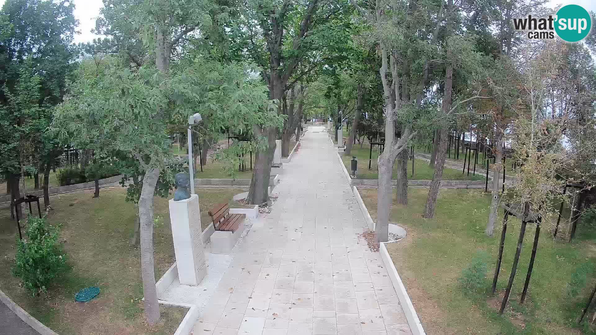 Writers’ Park Webcam Senj – Live by the Sea