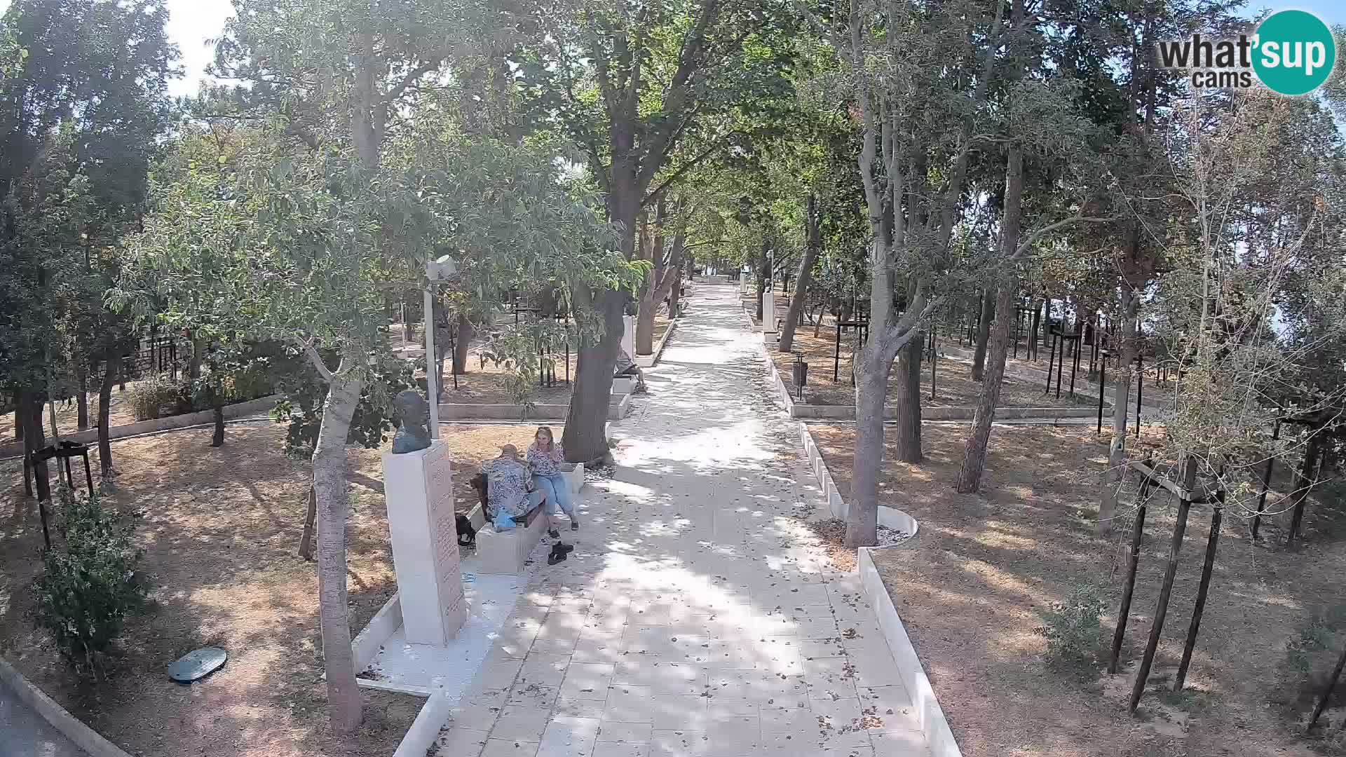 Webcam Schriftstellerpark Senj – Live am Meer