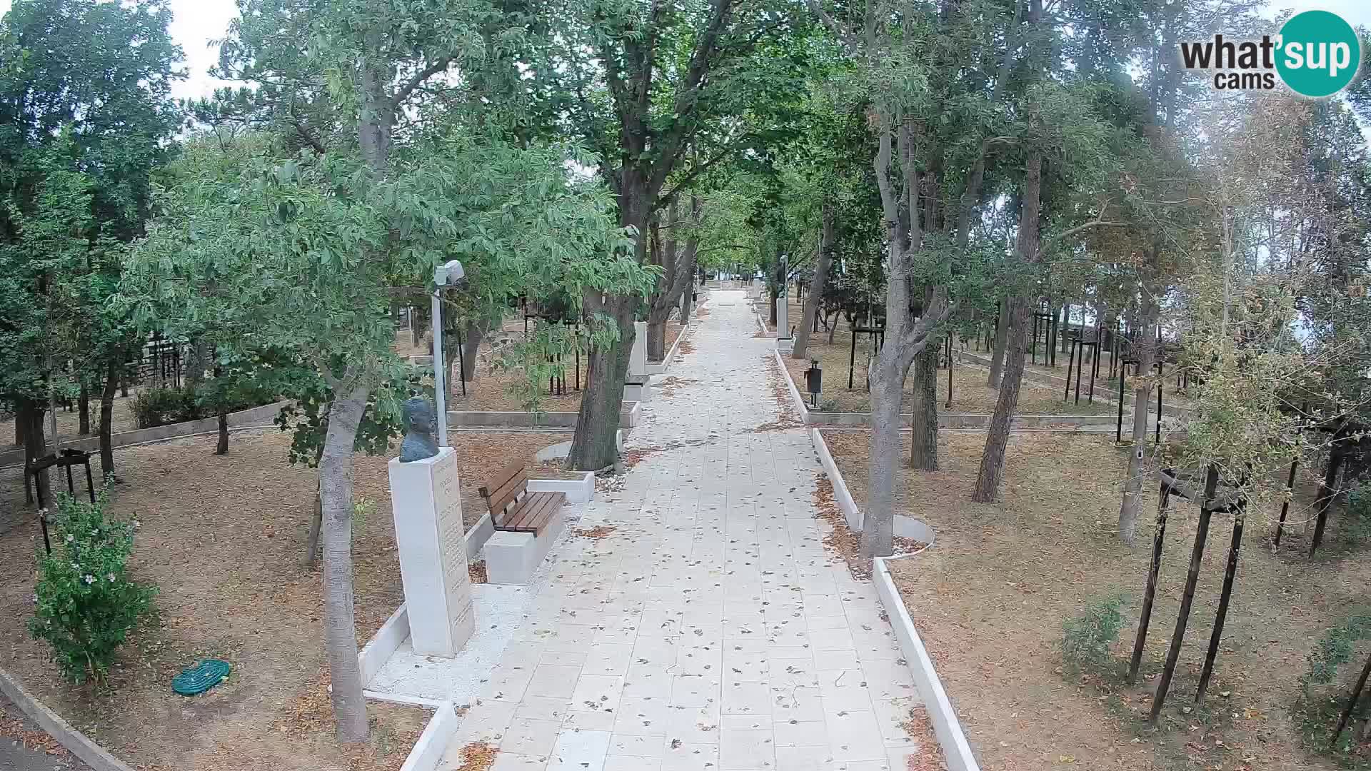 Writers’ Park Webcam Senj – Live by the Sea