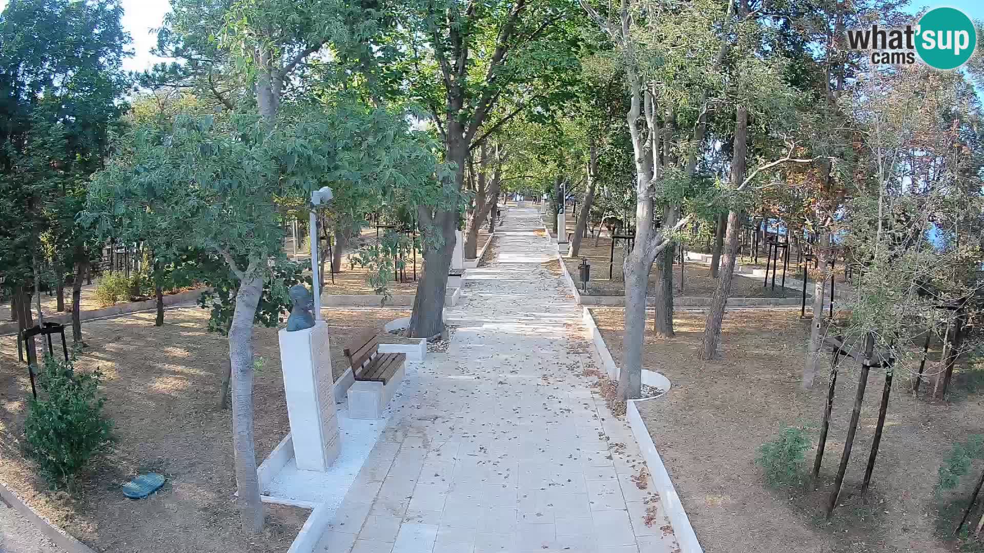 Writers’ Park Webcam Senj – Live by the Sea