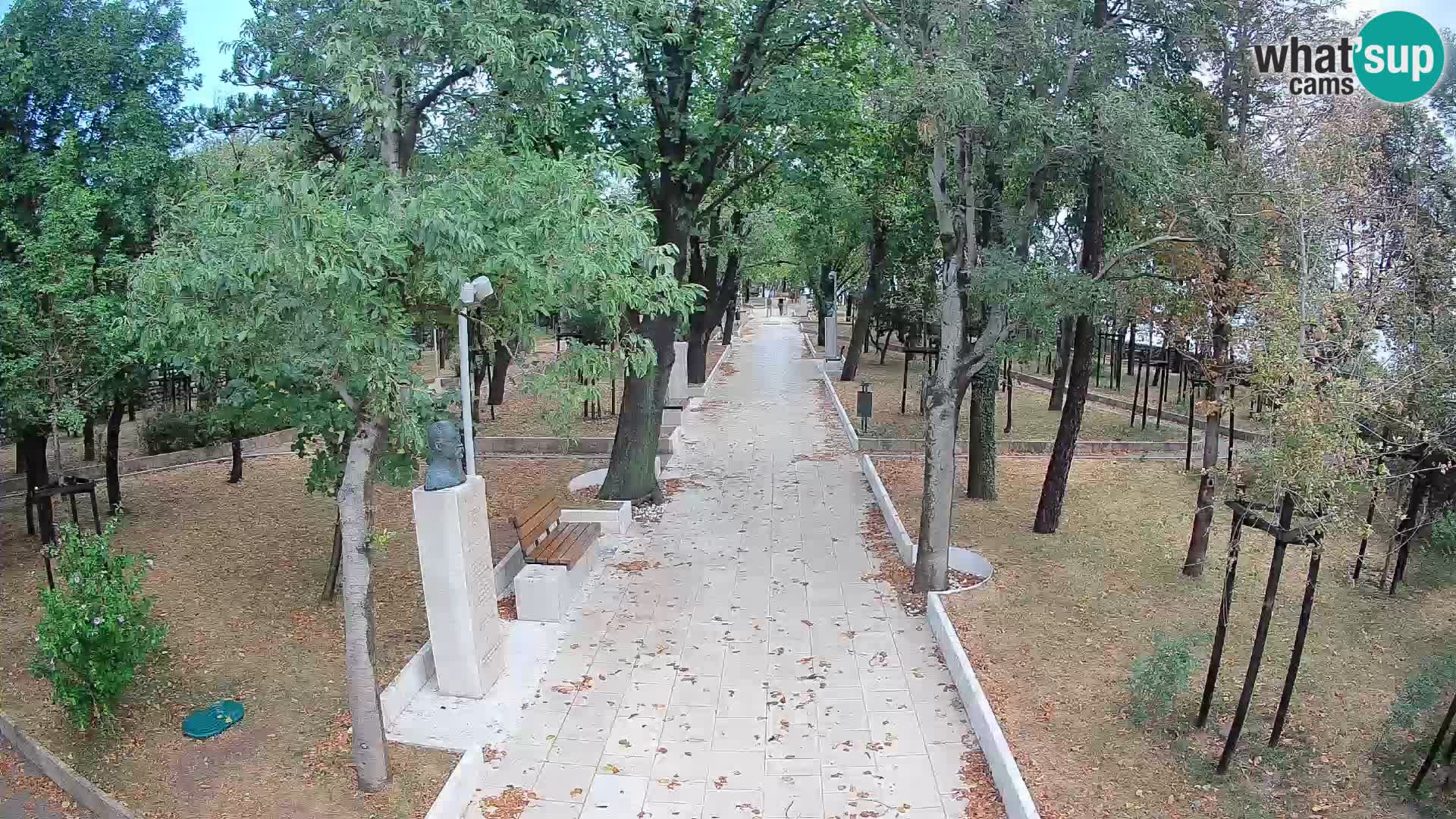 Writers’ Park Webcam Senj – Live by the Sea