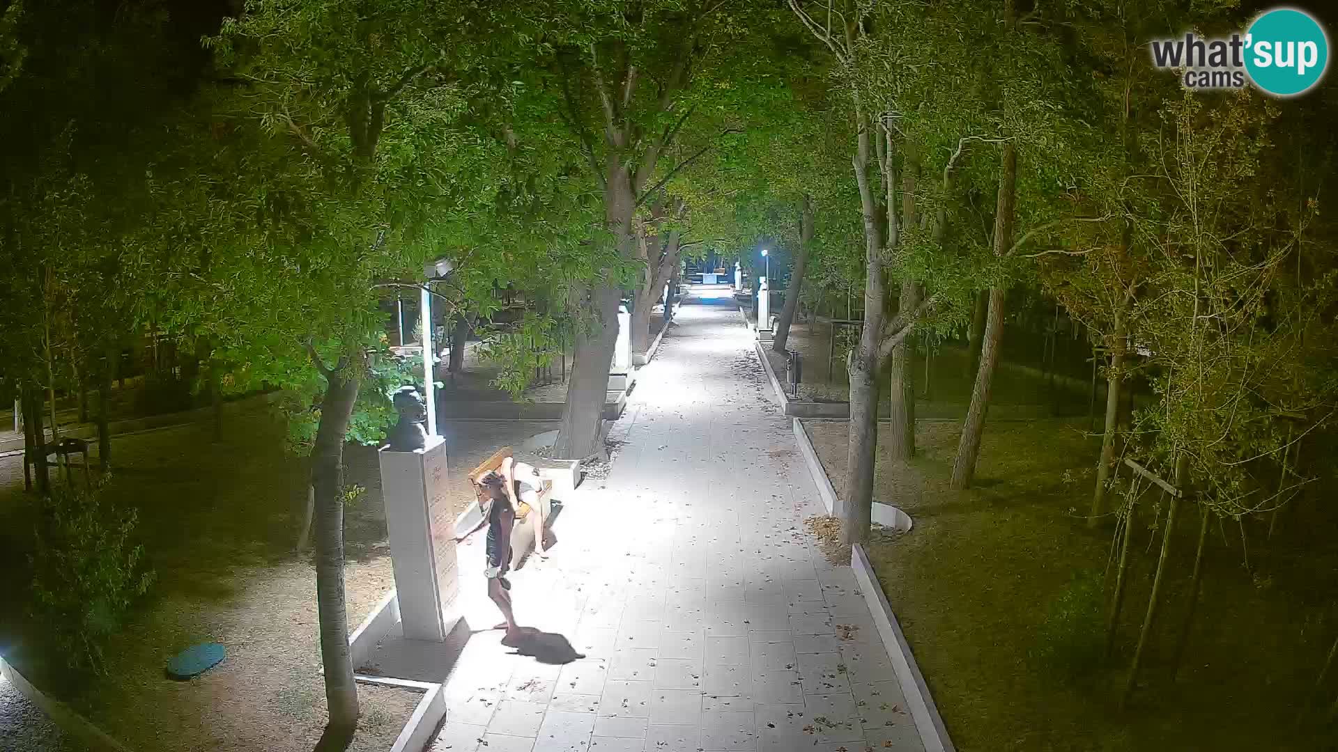 Webcam Schriftstellerpark Senj – Live am Meer