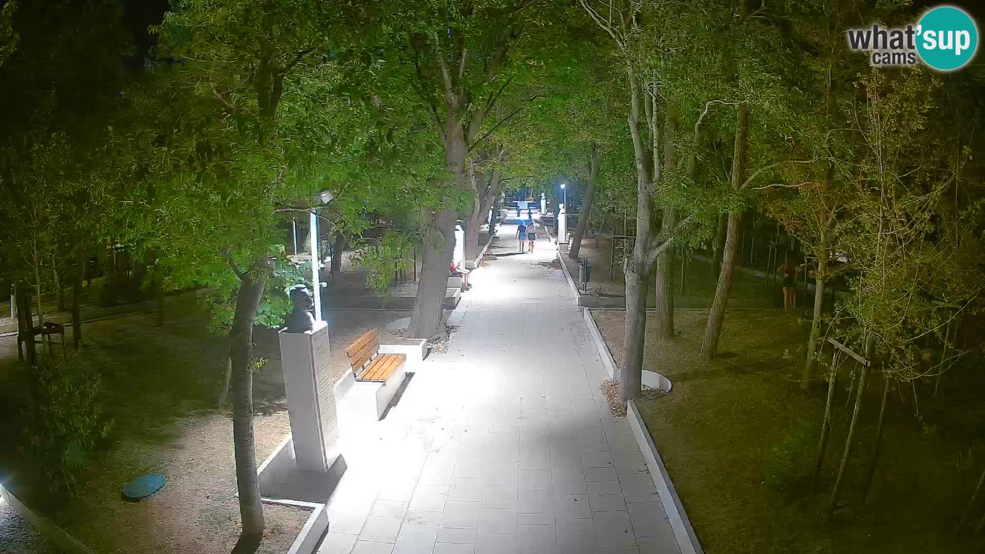 Writers’ Park Webcam Senj – Live by the Sea