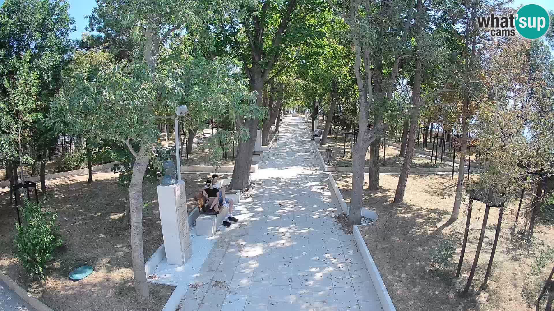 Writers’ Park Webcam Senj – Live by the Sea