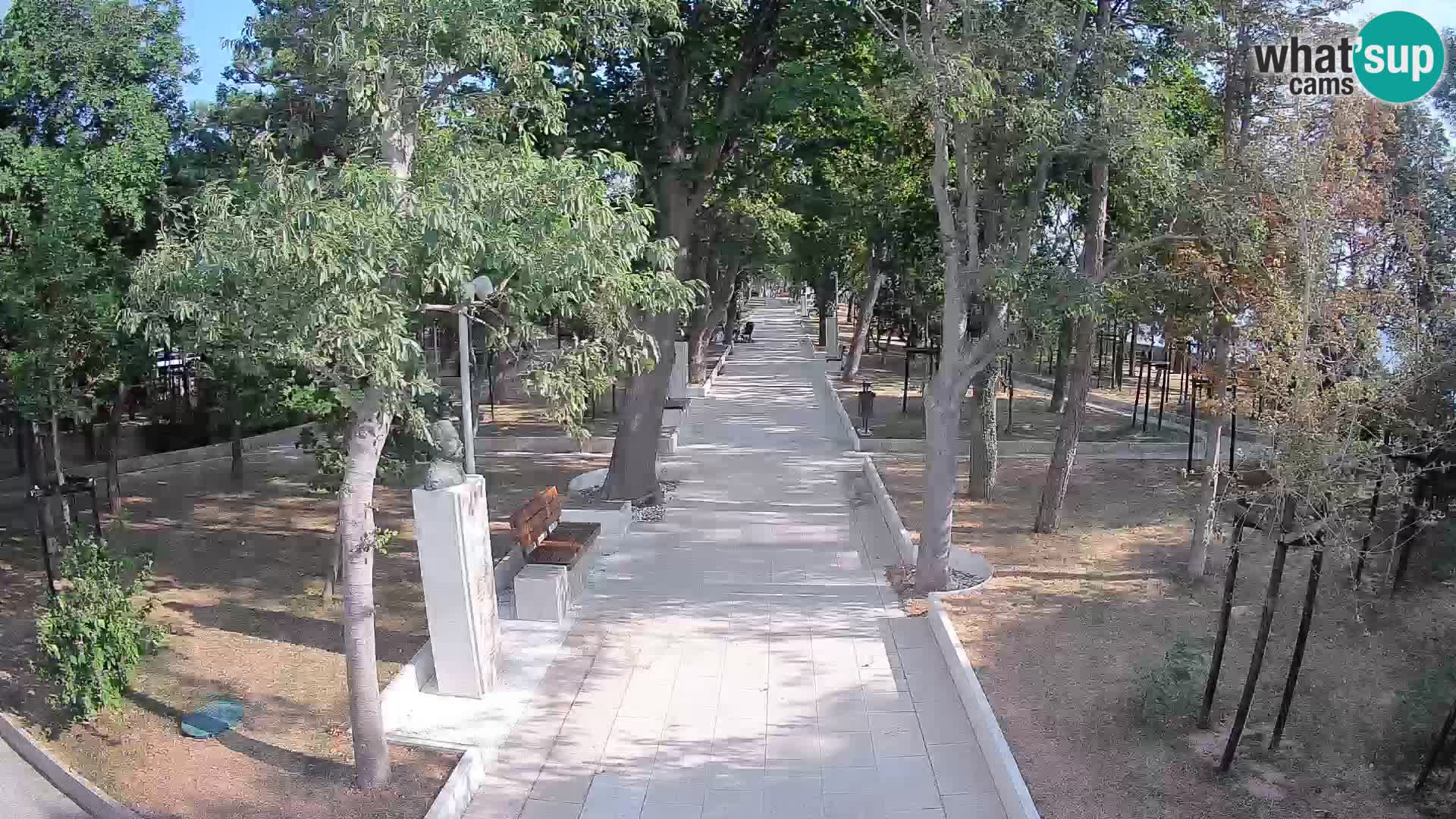 Writers’ Park Webcam Senj – Live by the Sea