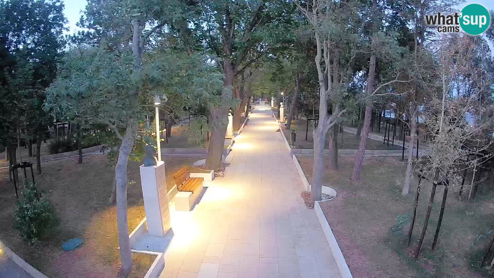 Writers’ Park Webcam Senj – Live by the Sea