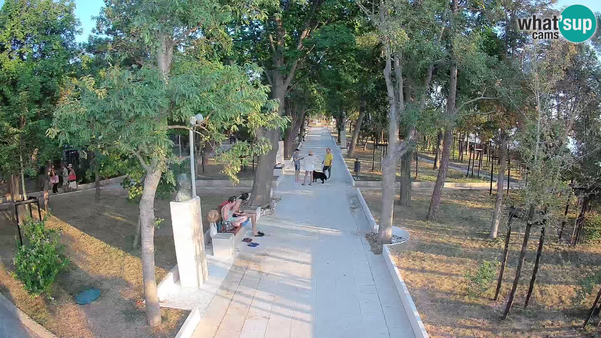 Writers’ Park Webcam Senj – Live by the Sea