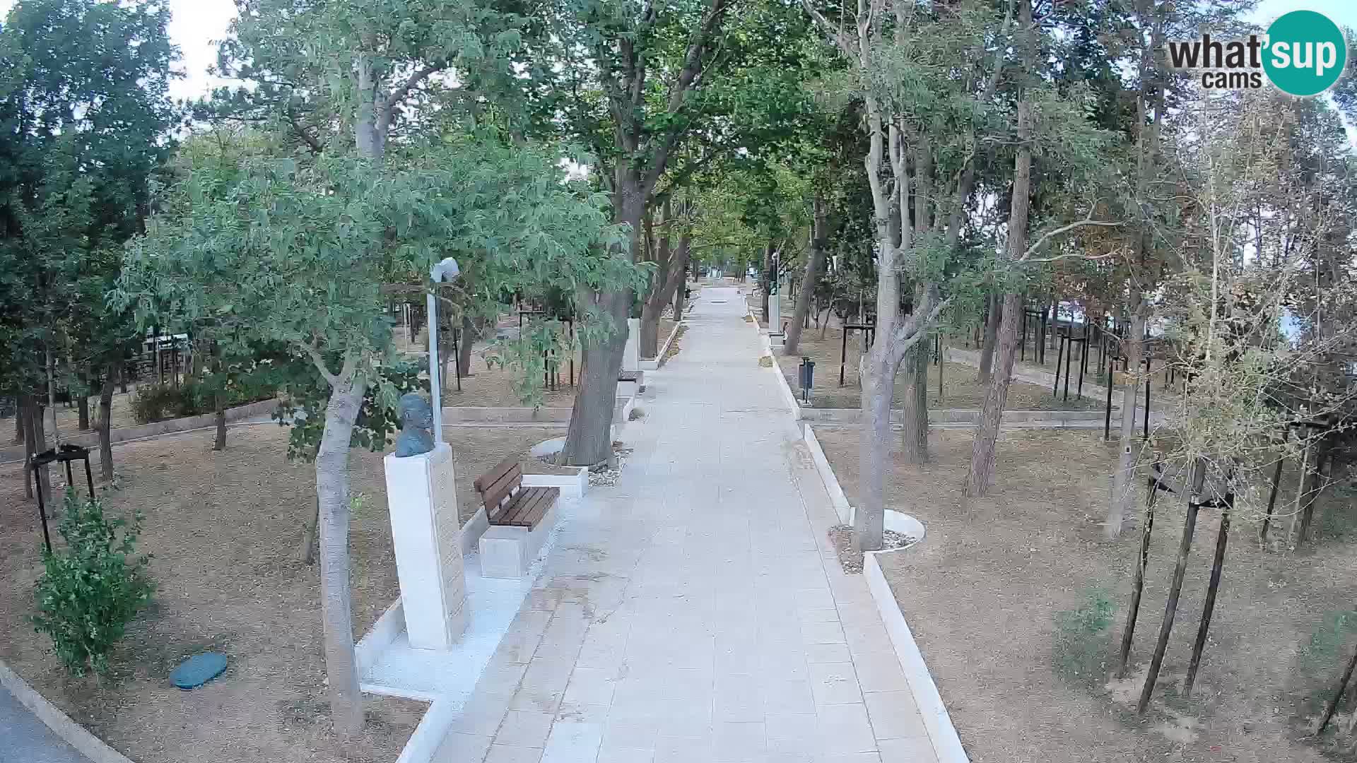 Writers’ Park Webcam Senj – Live by the Sea