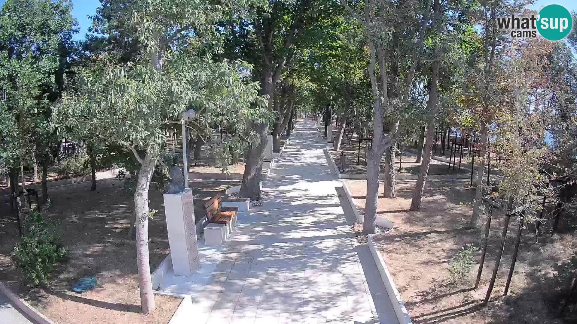 Writers’ Park Webcam Senj – Live by the Sea