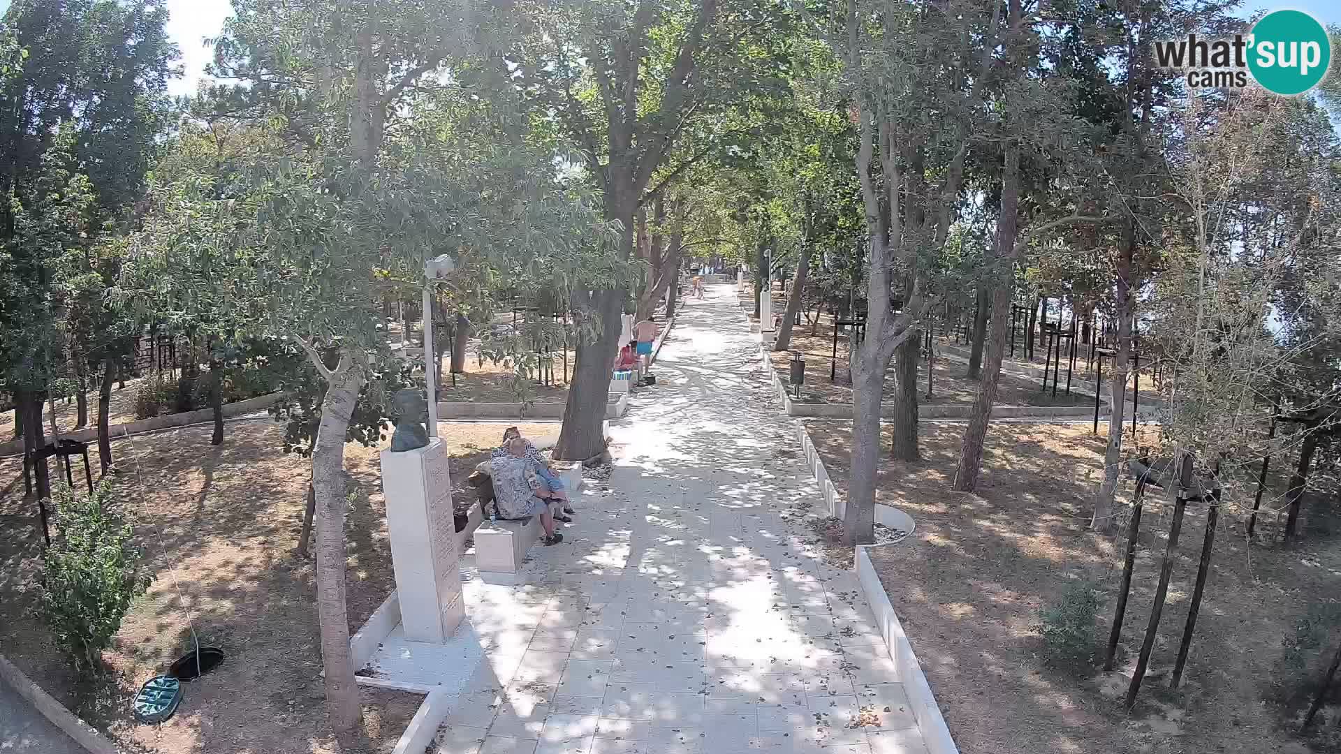 Writers’ Park Webcam Senj – Live by the Sea