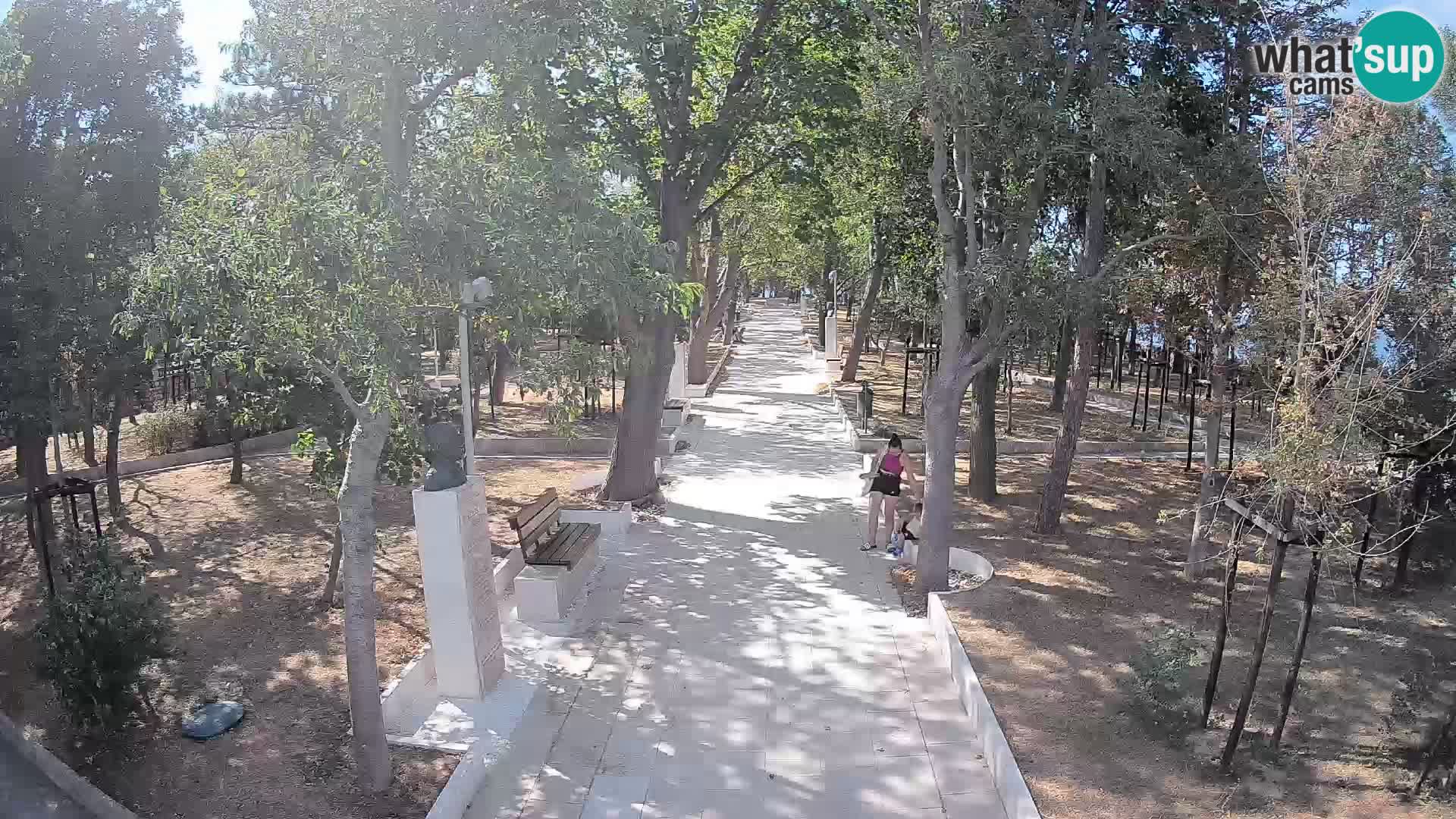 Writers’ Park Webcam Senj – Live by the Sea