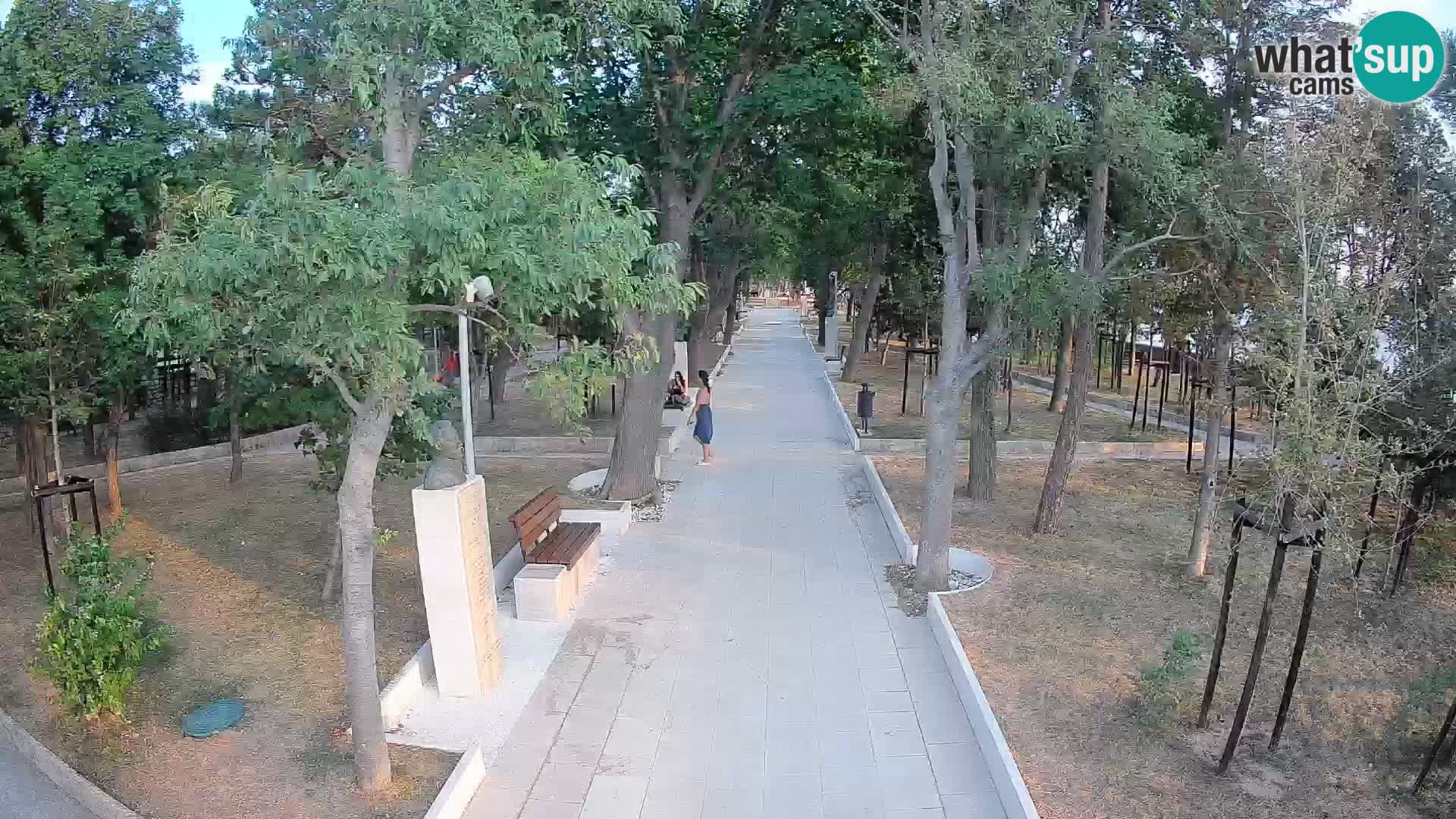 Writers’ Park Webcam Senj – Live by the Sea