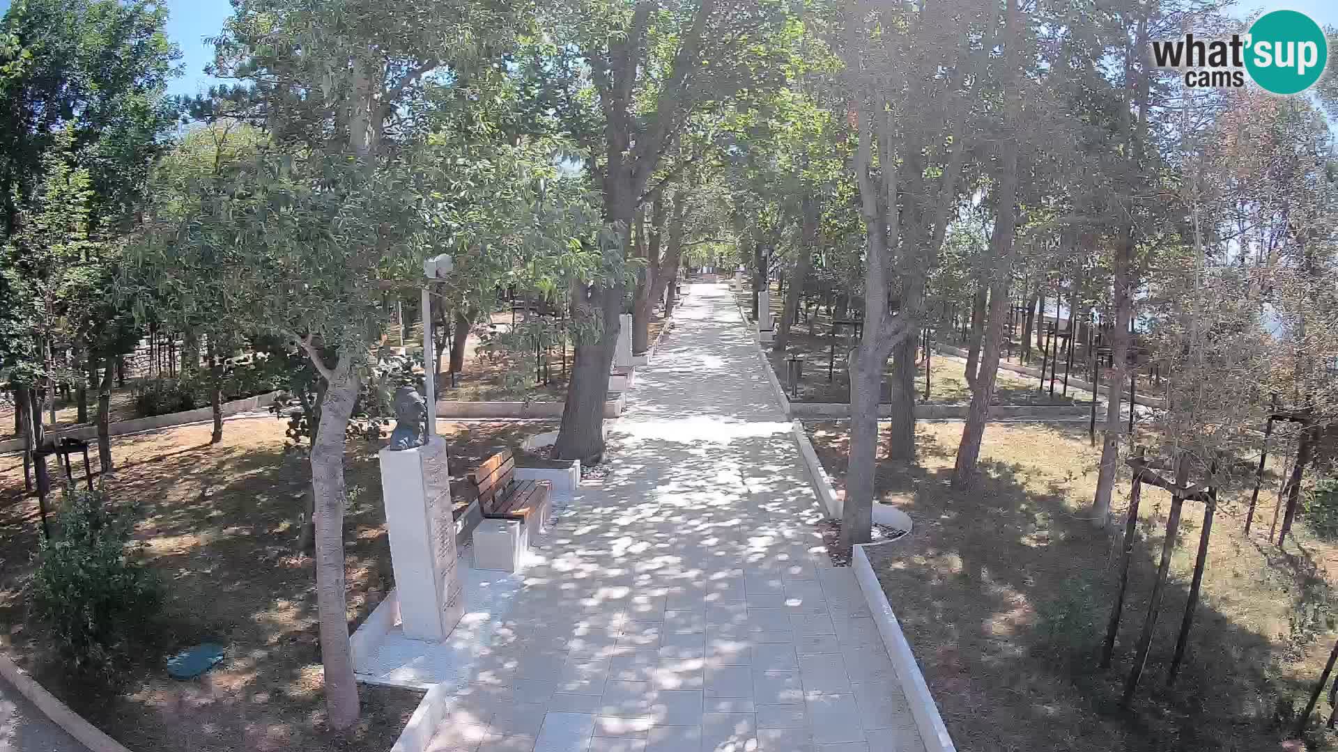 Writers’ Park Webcam Senj – Live by the Sea