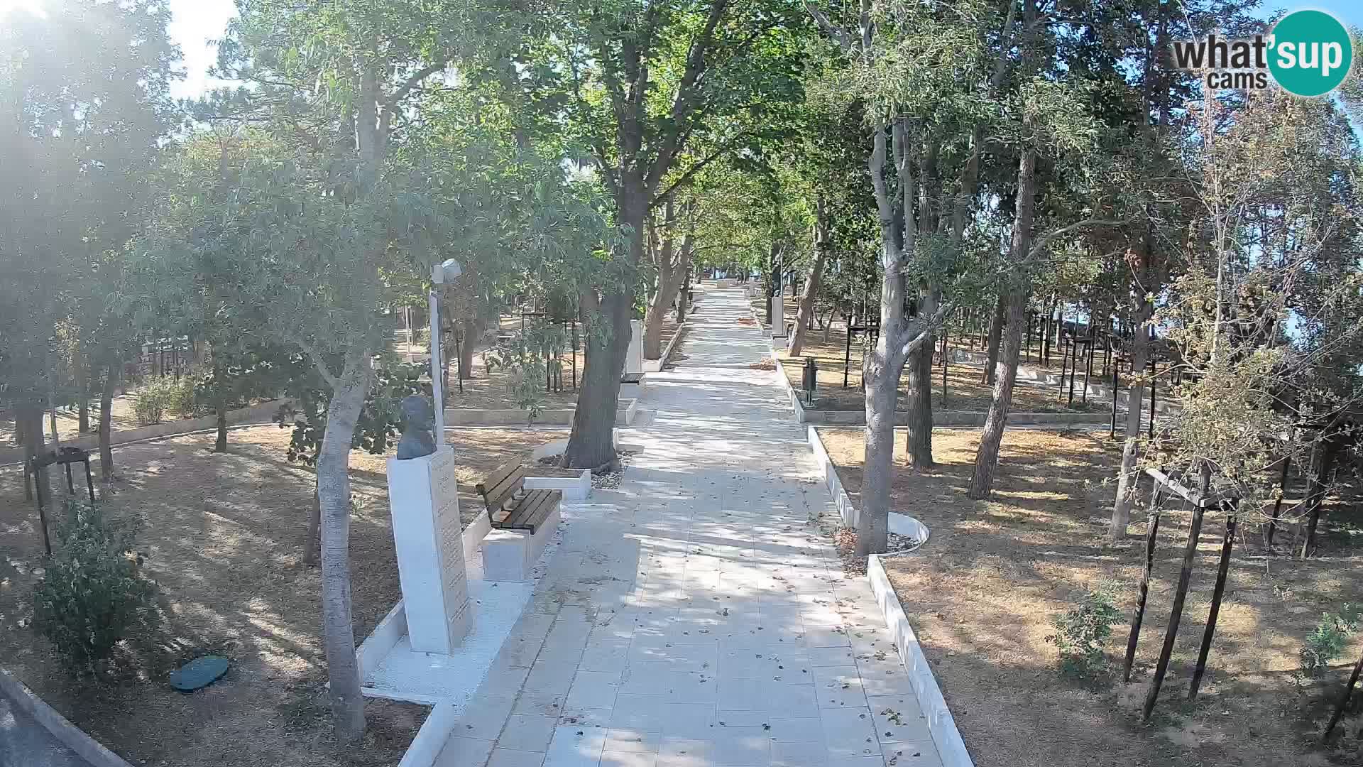 Writers’ Park Webcam Senj – Live by the Sea