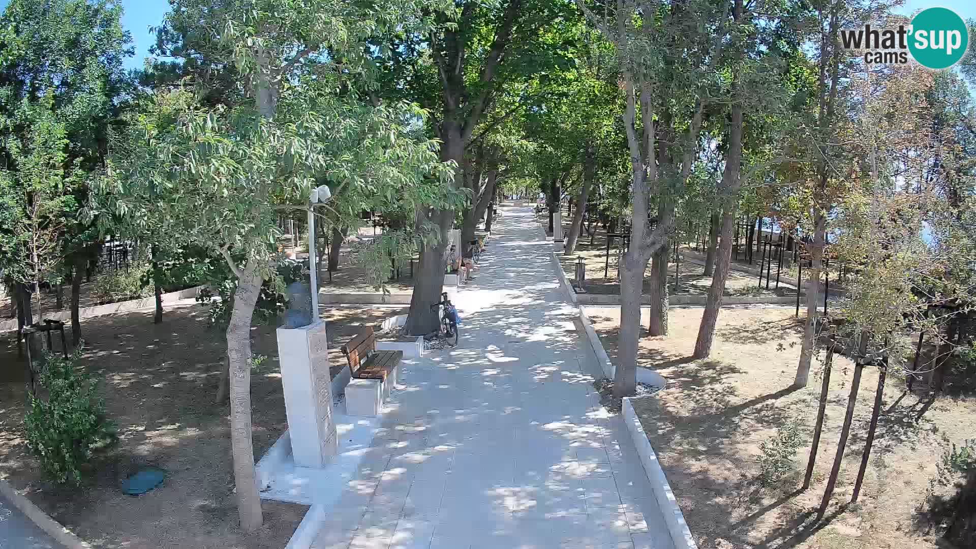 Webcam Schriftstellerpark Senj – Live am Meer