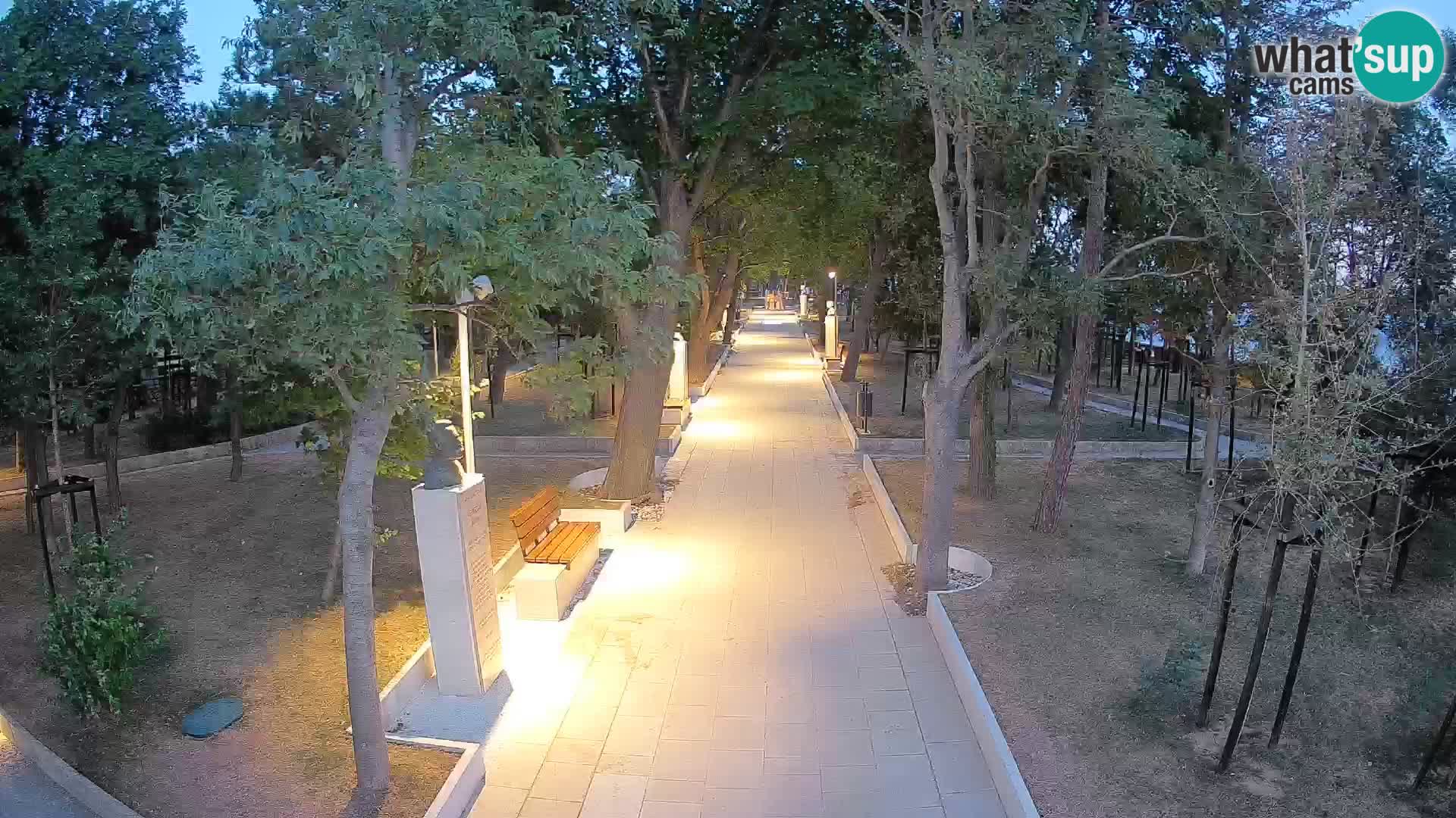 Writers’ Park Webcam Senj – Live by the Sea