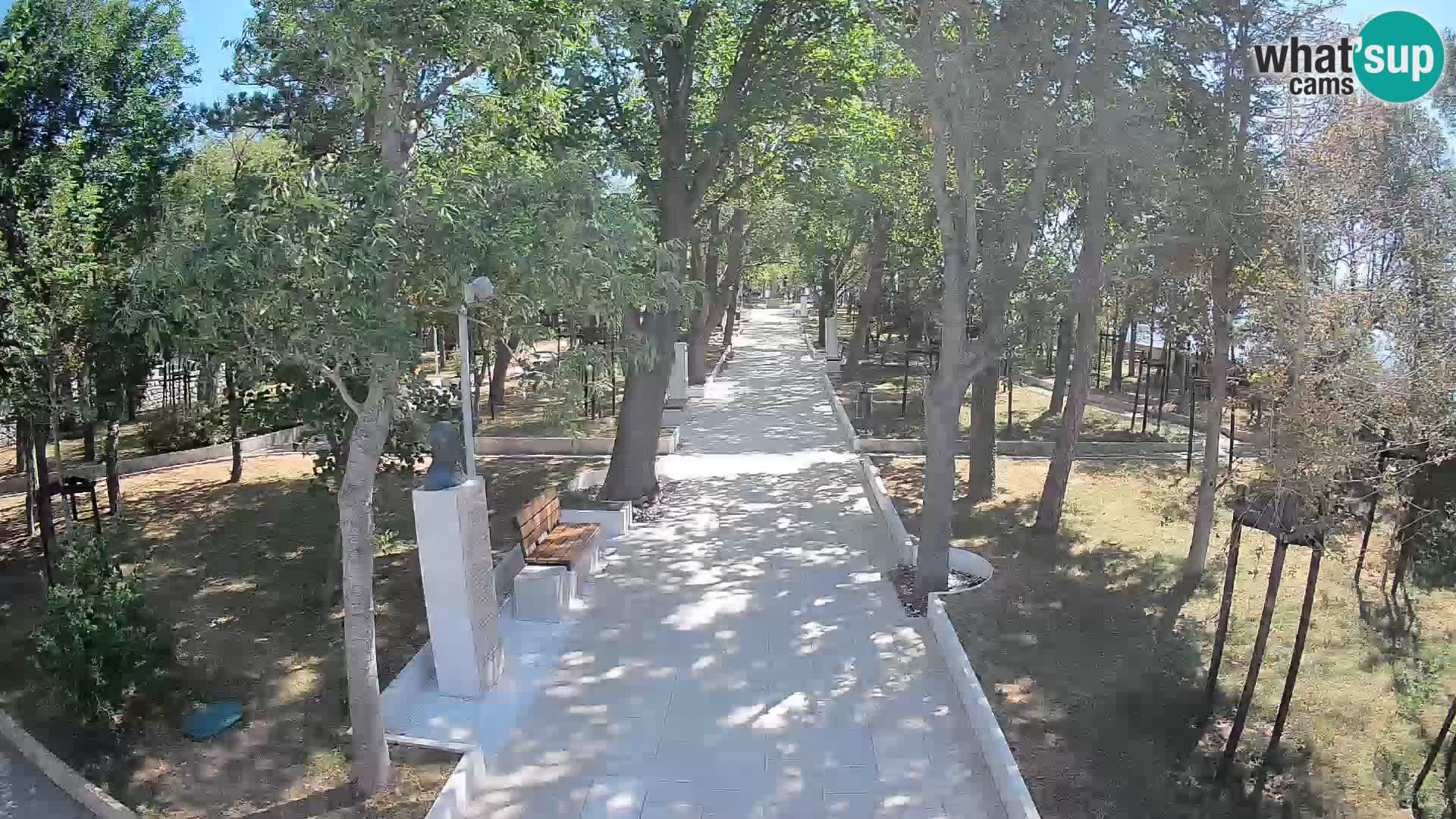 Writers’ Park Webcam Senj – Live by the Sea