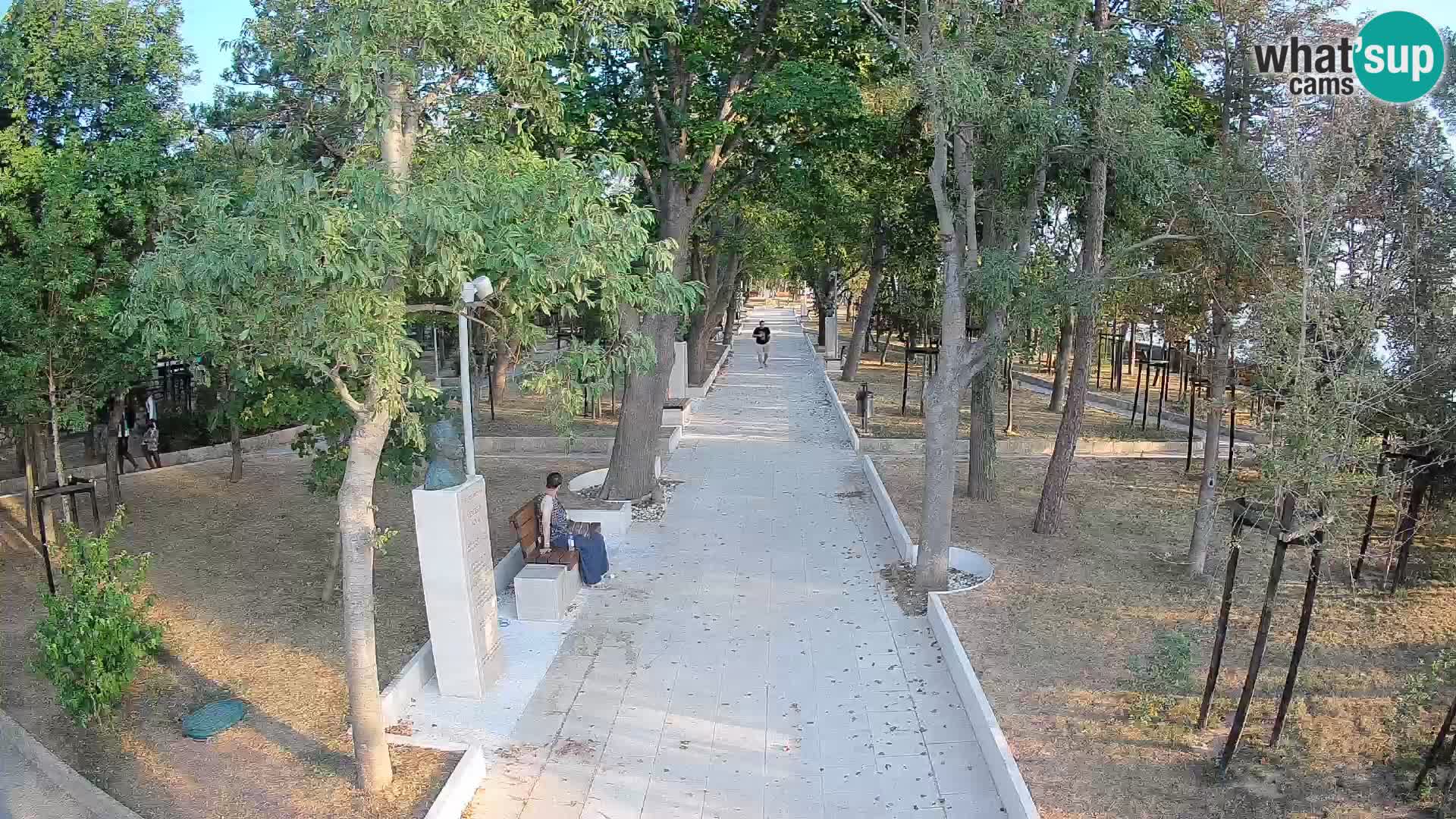 Writers’ Park Webcam Senj – Live by the Sea