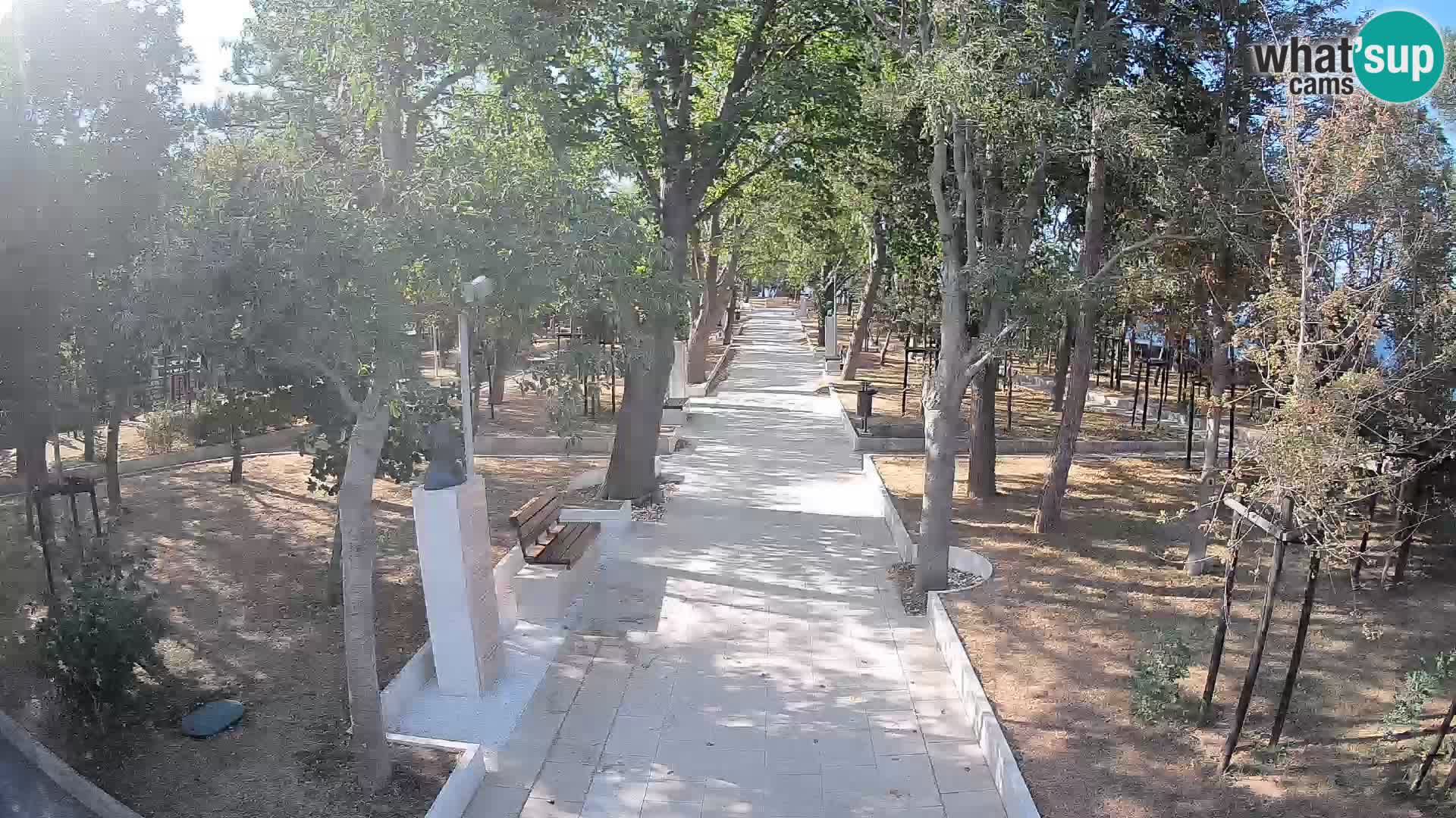 Writers’ Park Webcam Senj – Live by the Sea