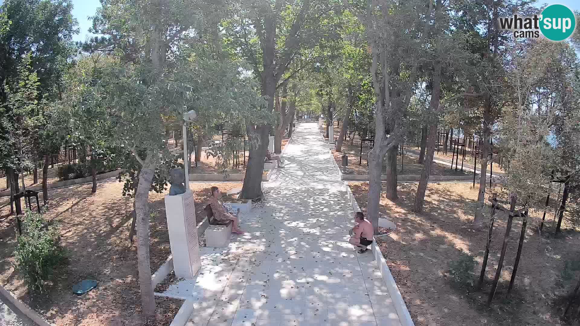 Writers’ Park Webcam Senj – Live by the Sea