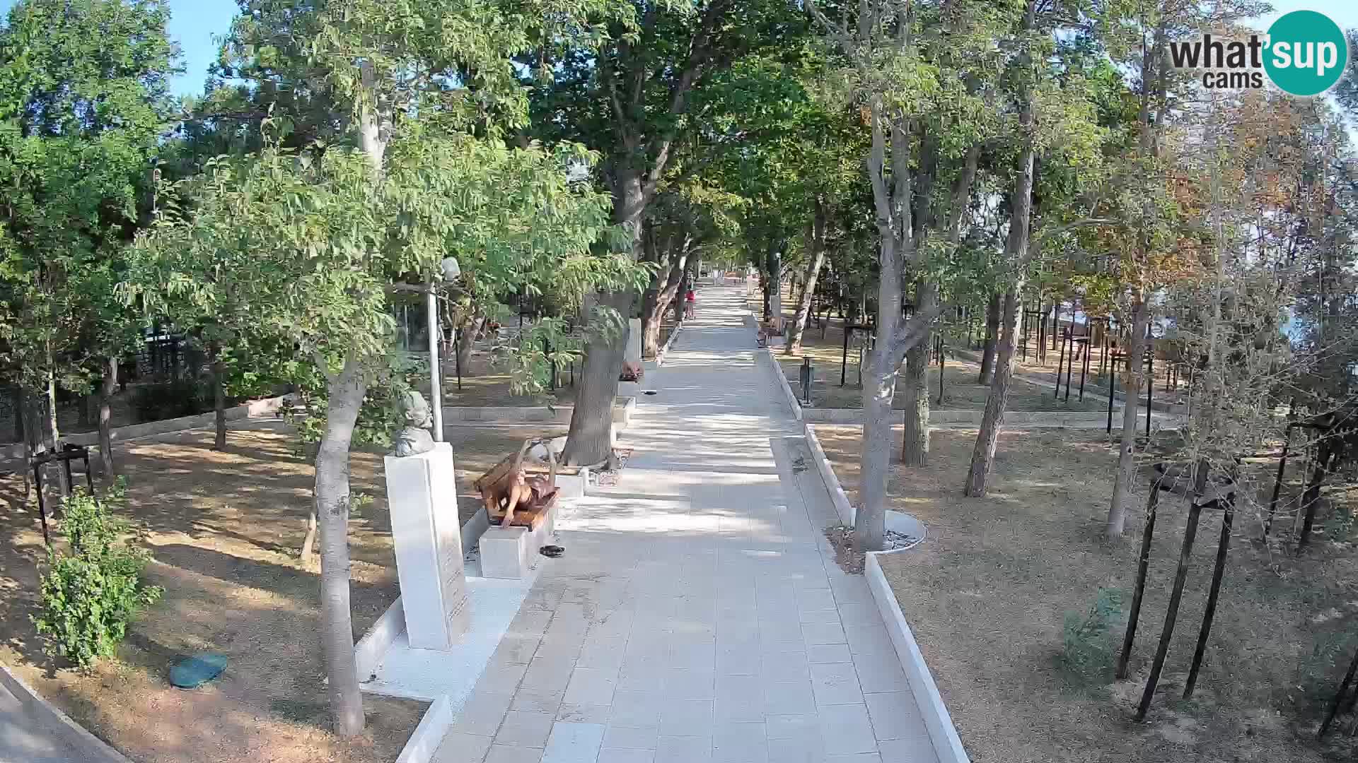 Writers’ Park Webcam Senj – Live by the Sea