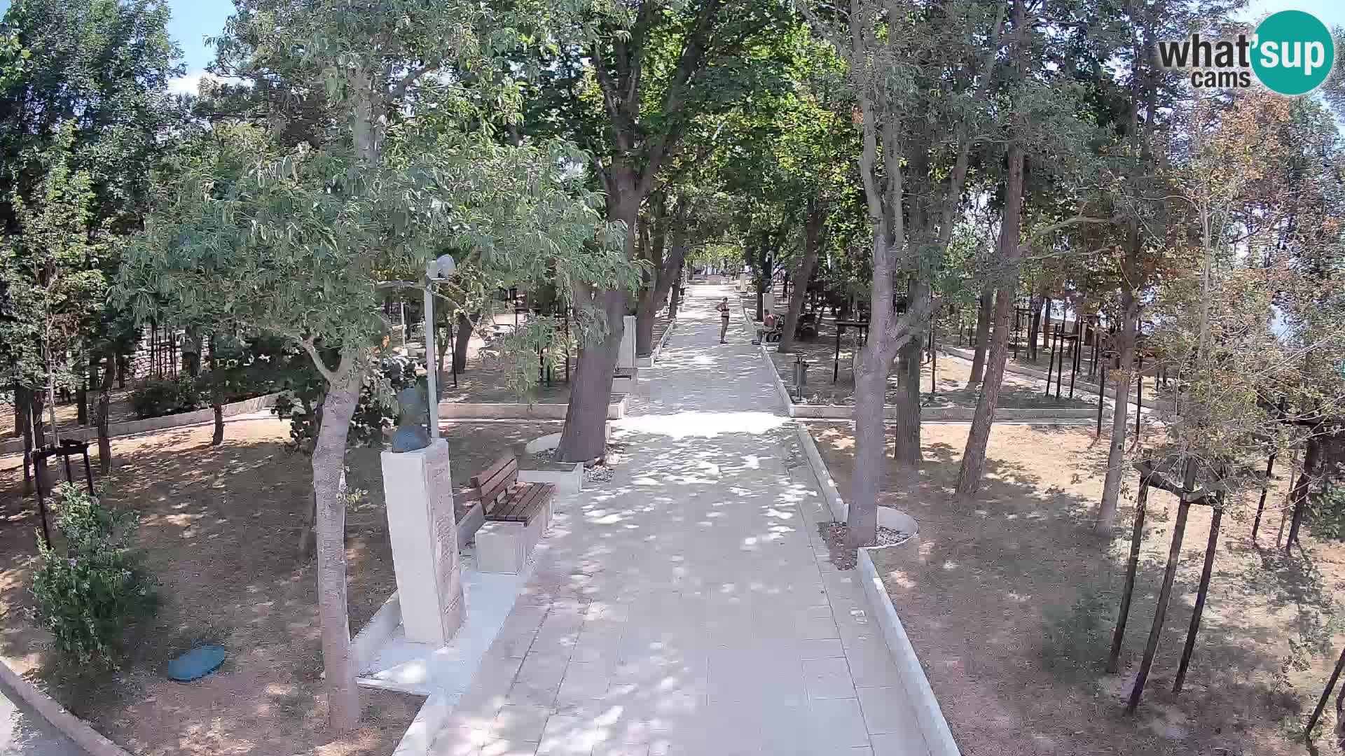 Writers’ Park Webcam Senj – Live by the Sea