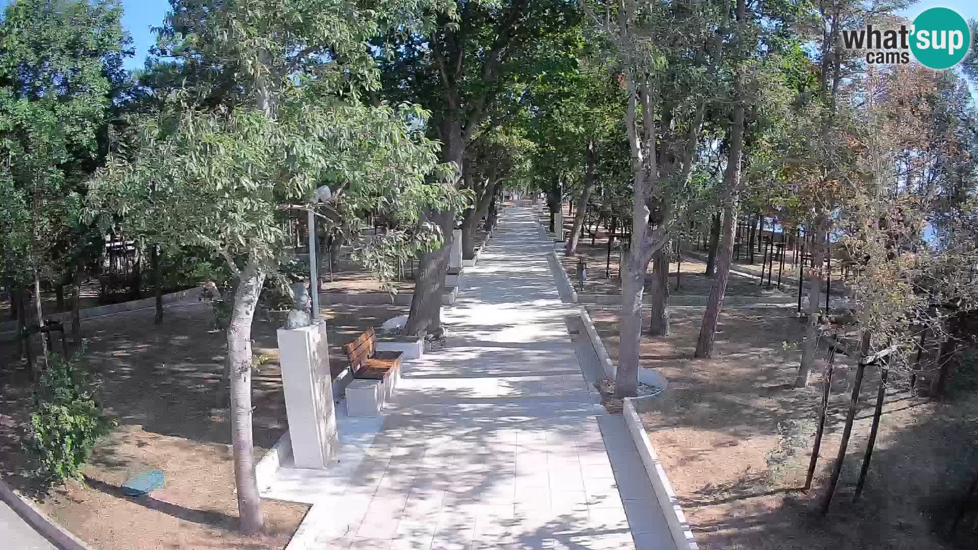 Writers’ Park Webcam Senj – Live by the Sea