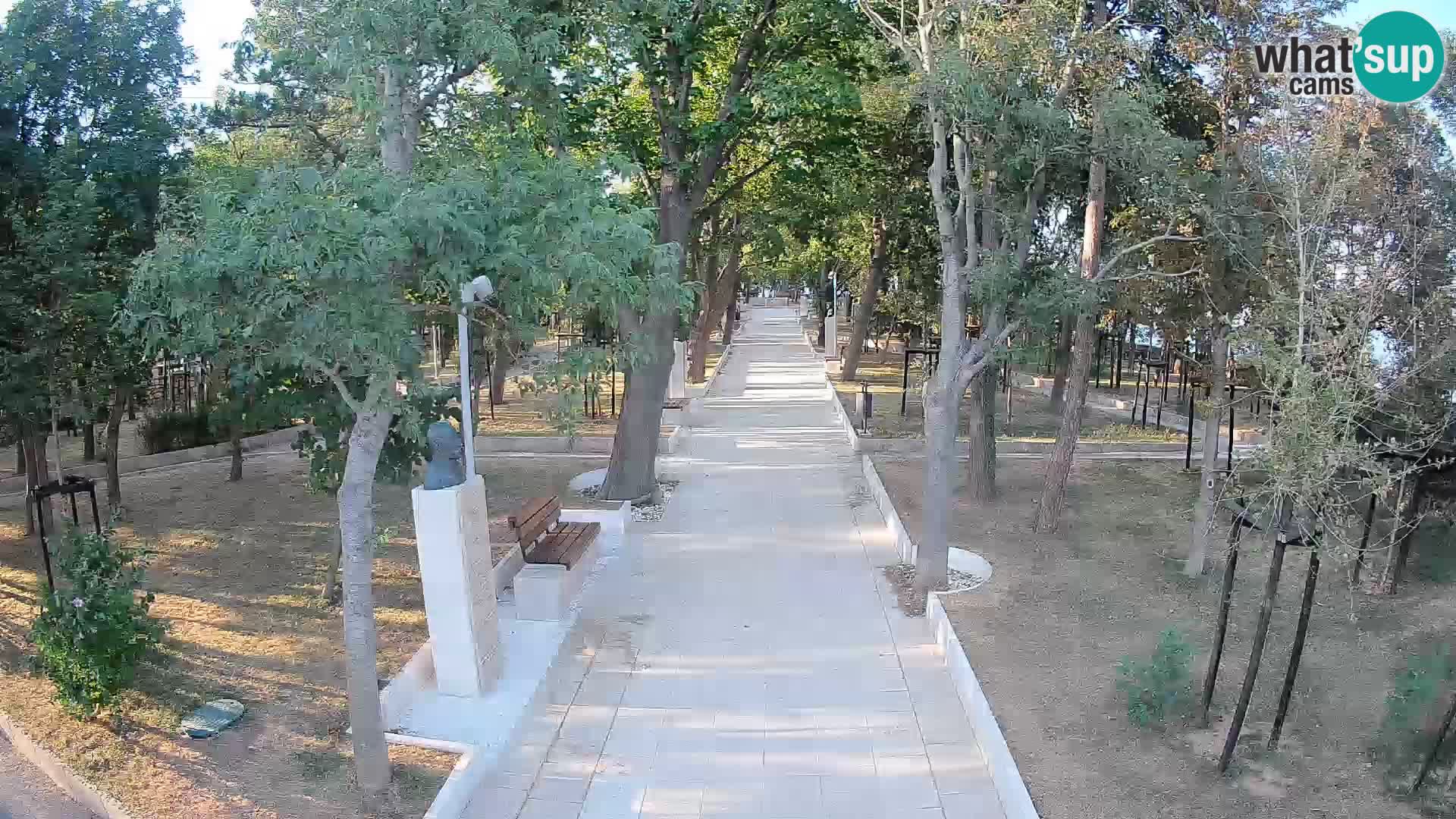 Writers’ Park Webcam Senj – Live by the Sea