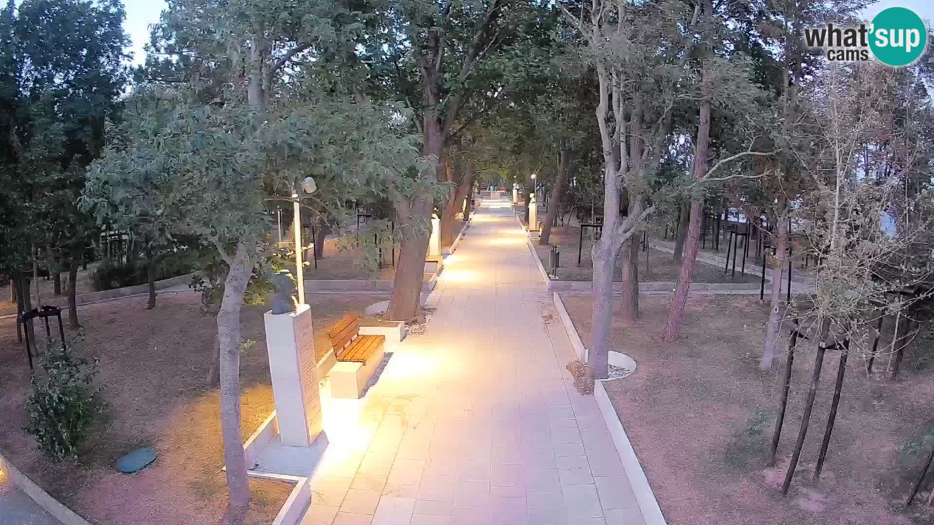 Writers’ Park Webcam Senj – Live by the Sea