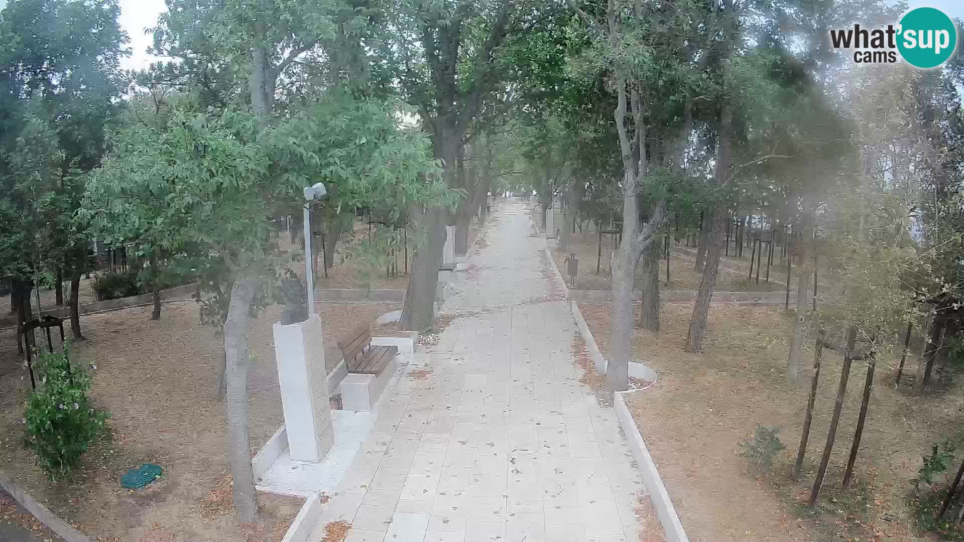 Writers’ Park Webcam Senj – Live by the Sea