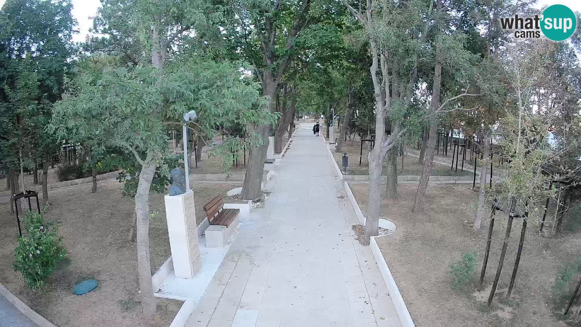 Writers’ Park Webcam Senj – Live by the Sea