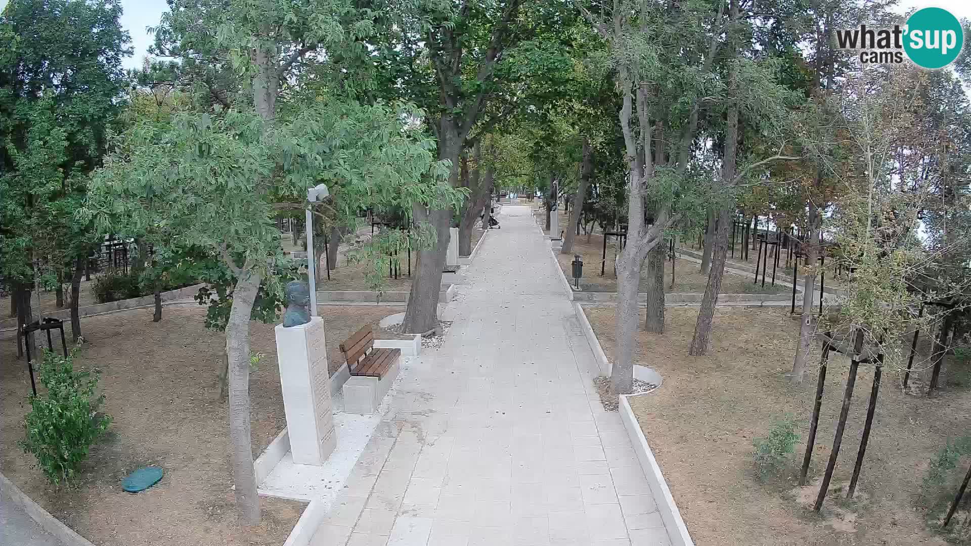 Writers’ Park Webcam Senj – Live by the Sea