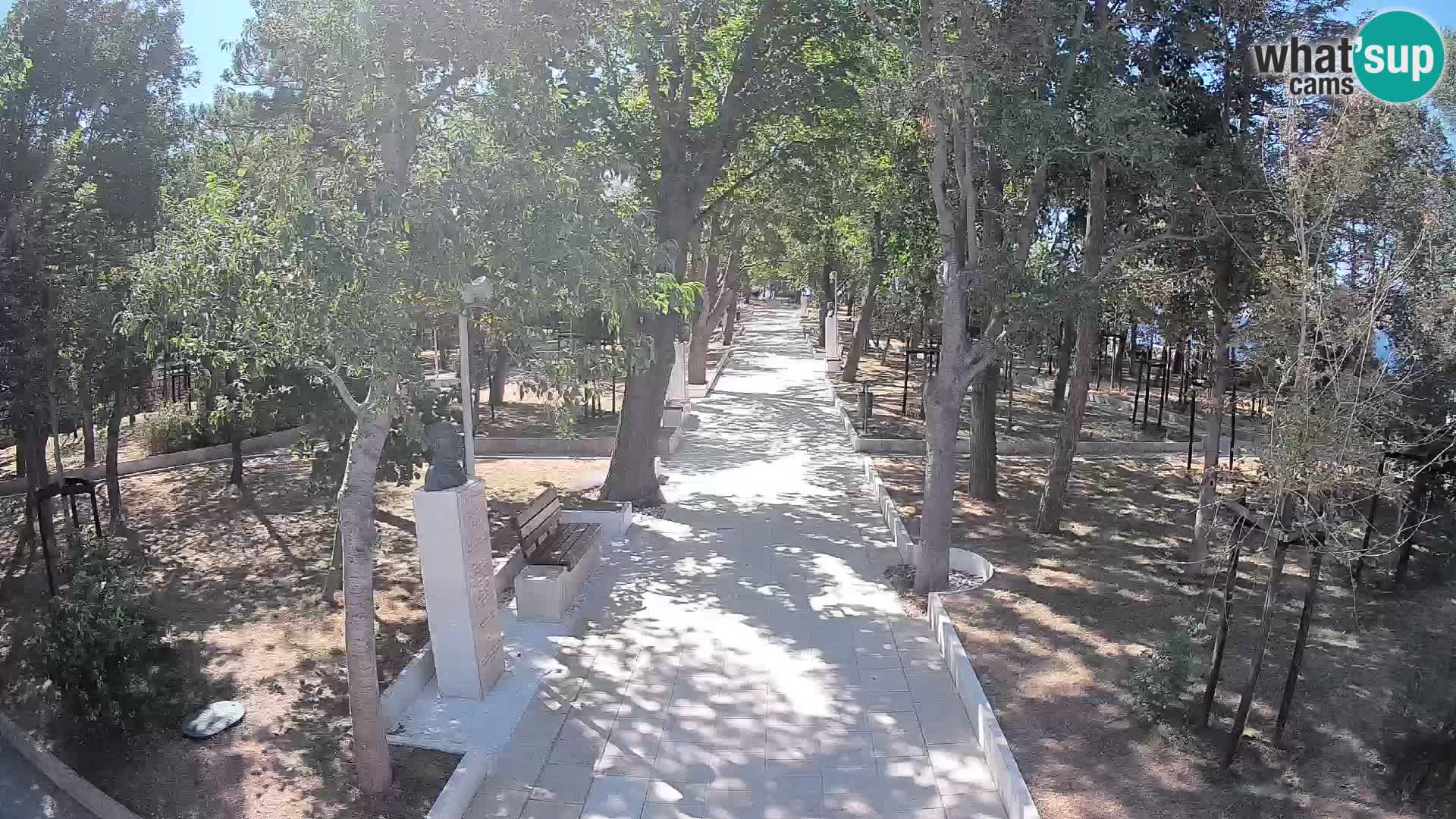 Writers’ Park Webcam Senj – Live by the Sea