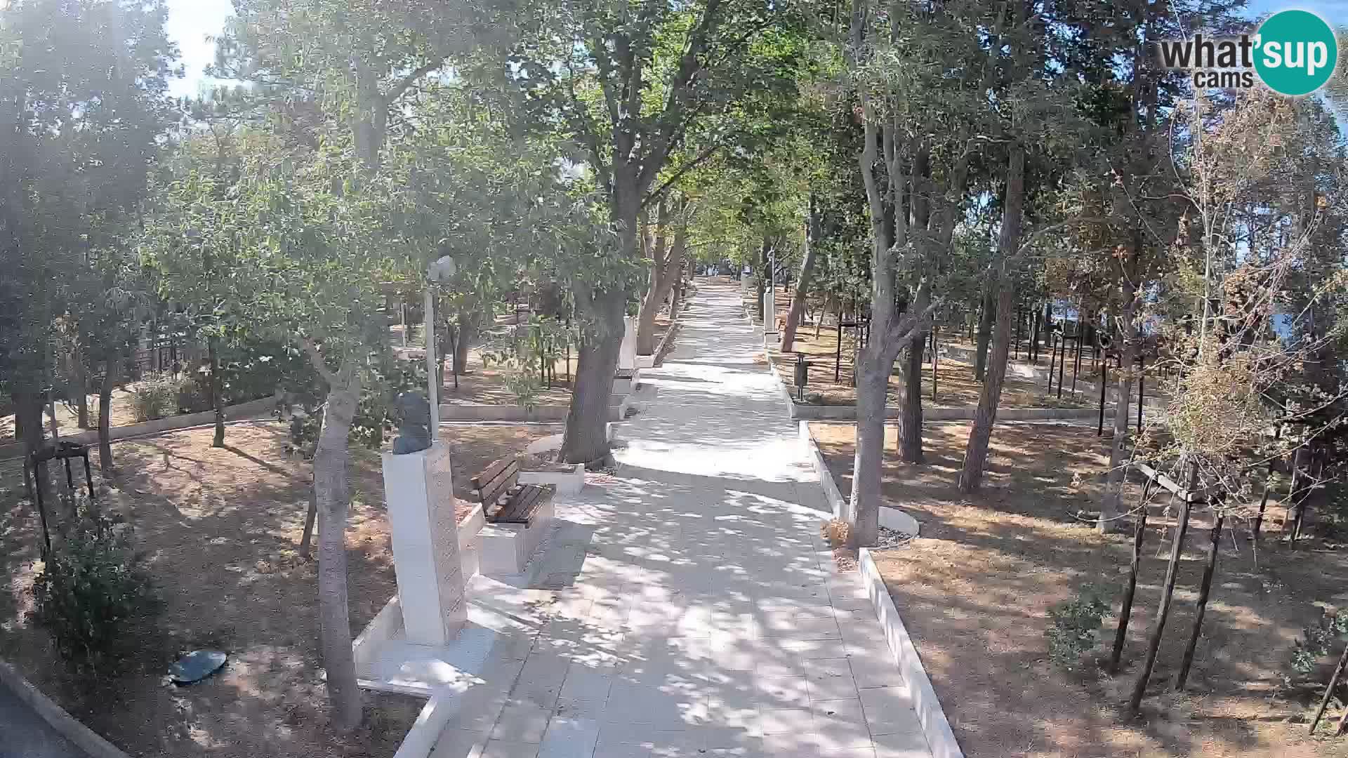 Writers’ Park Webcam Senj – Live by the Sea