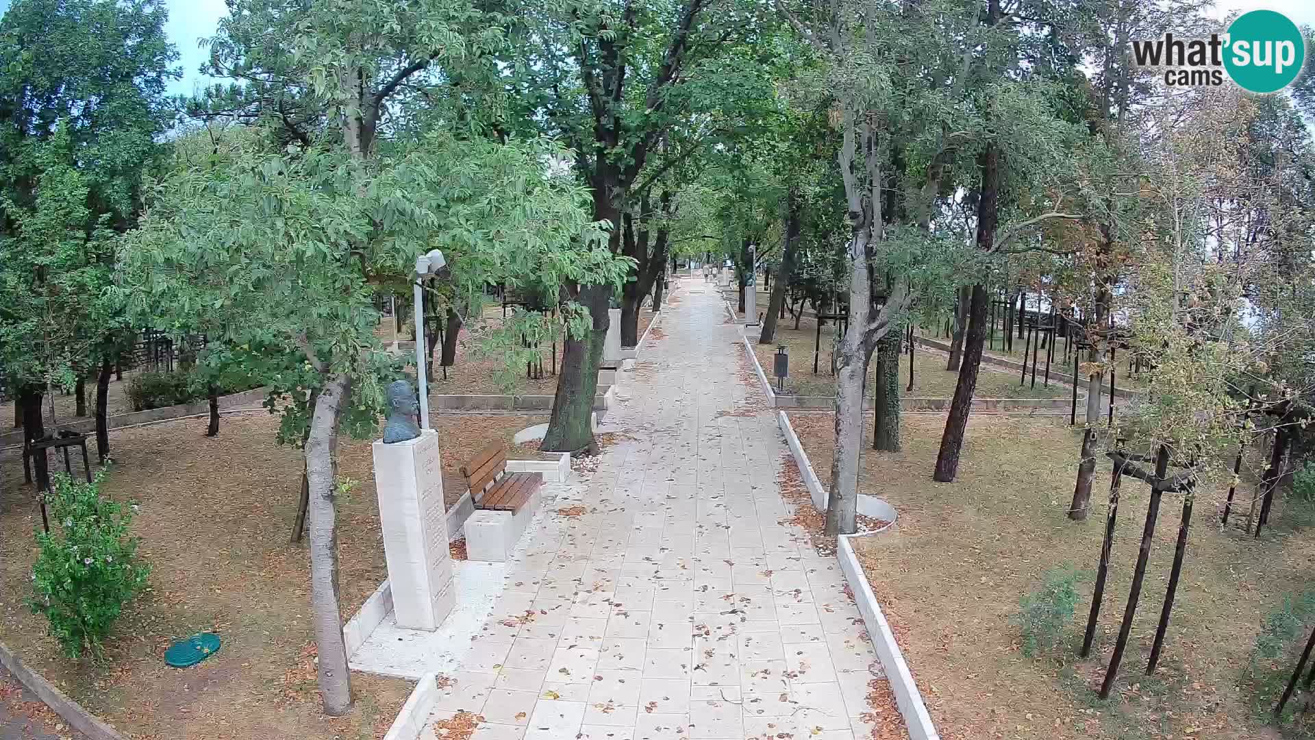 Writers’ Park Webcam Senj – Live by the Sea
