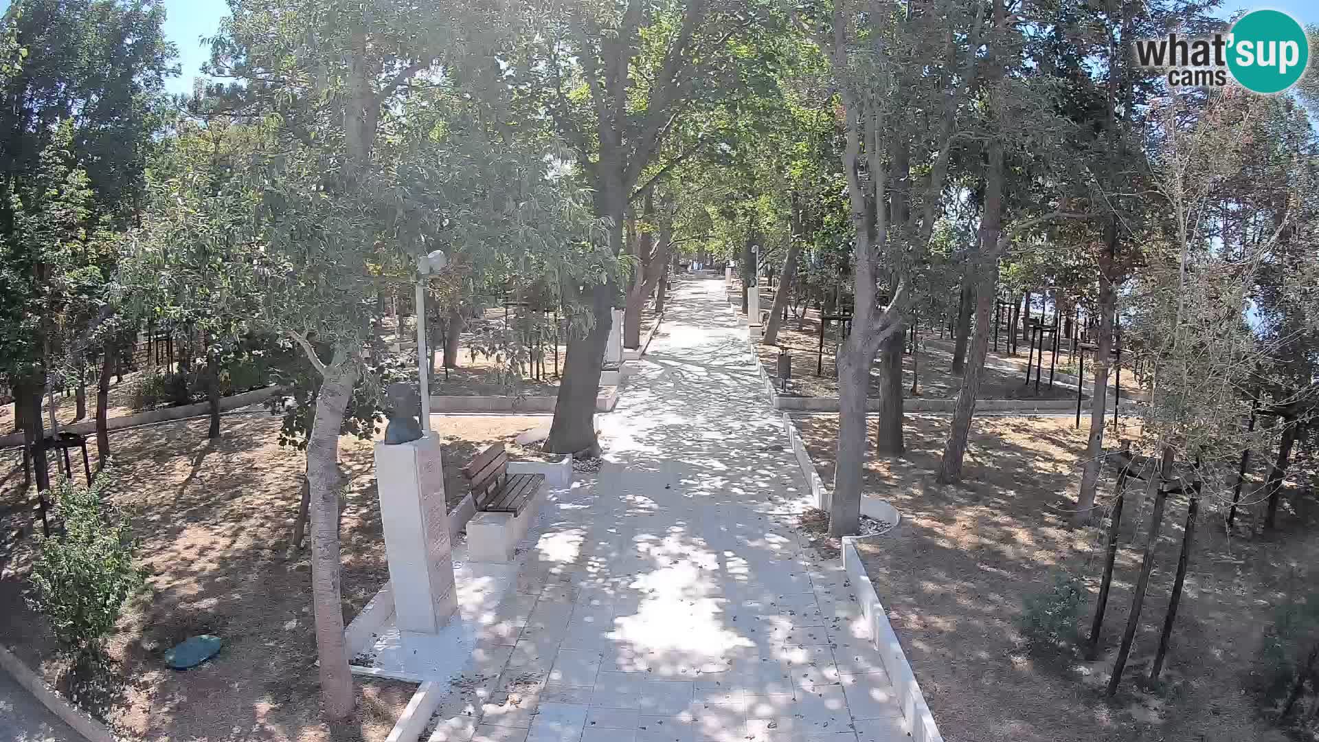 Writers’ Park Webcam Senj – Live by the Sea