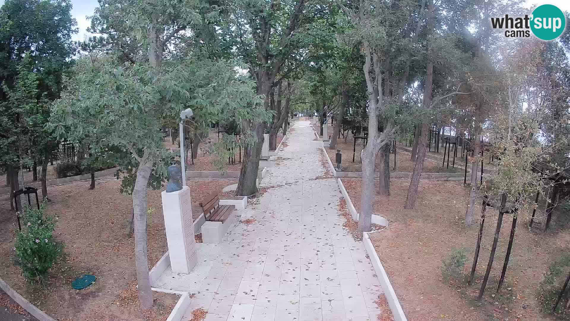Writers’ Park Webcam Senj – Live by the Sea