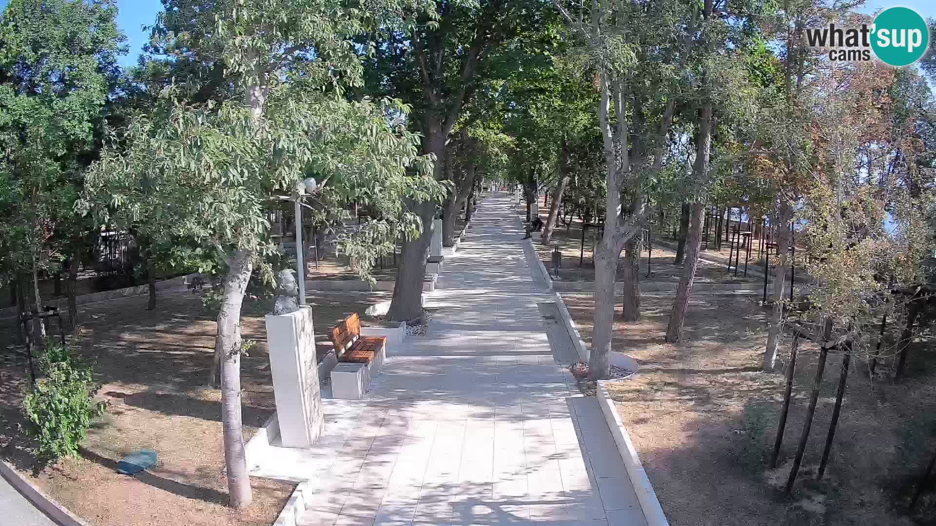 Writers’ Park Webcam Senj – Live by the Sea
