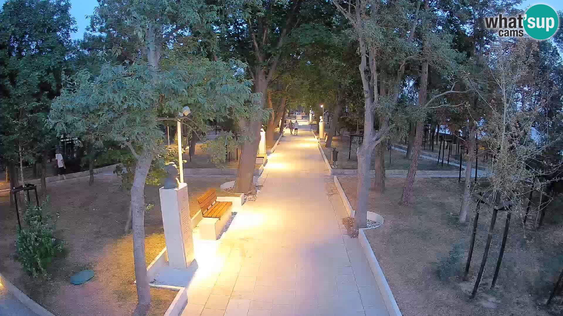 Webcam Schriftstellerpark Senj – Live am Meer