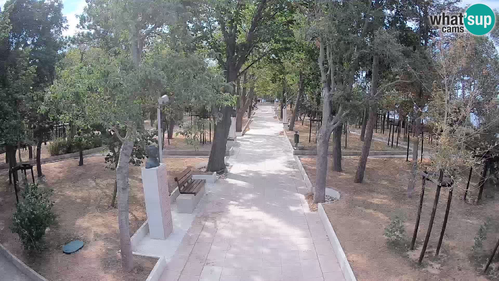 Writers’ Park Webcam Senj – Live by the Sea