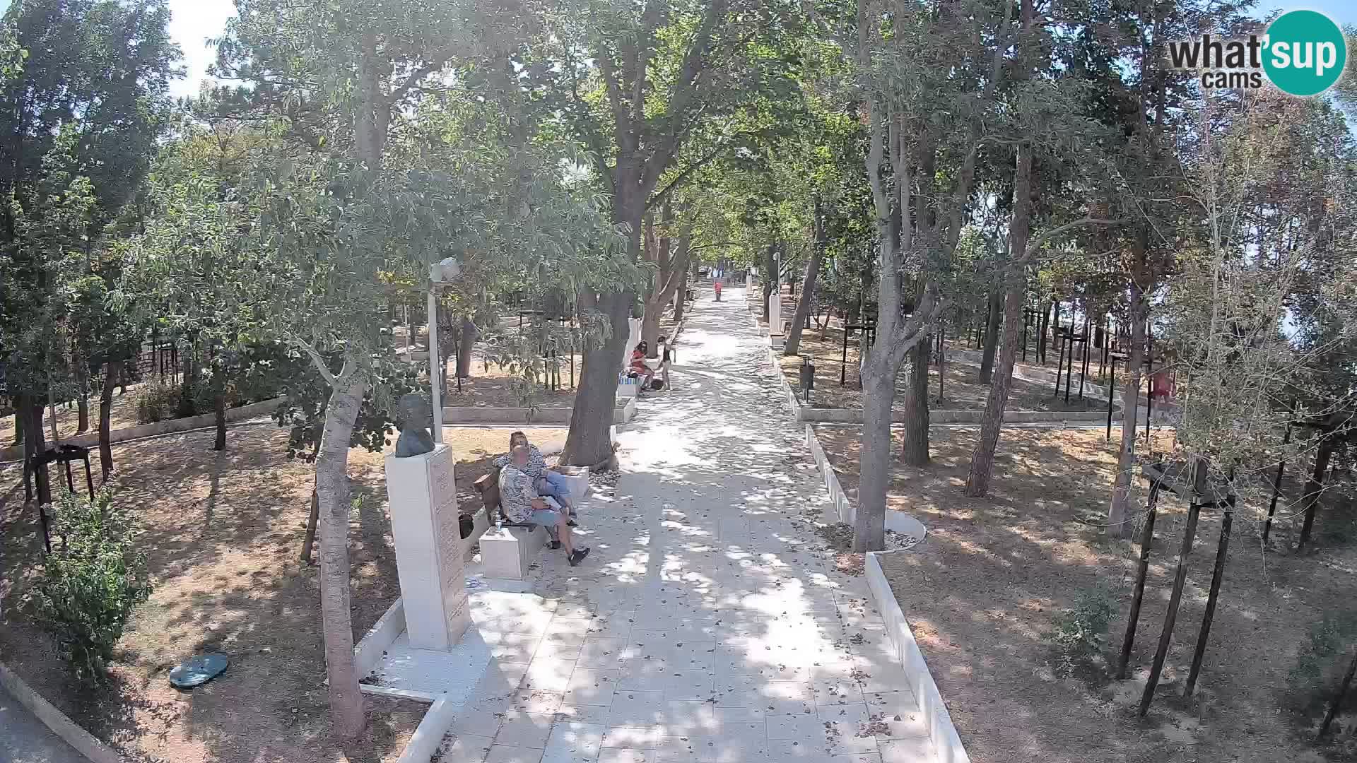 Webcam Schriftstellerpark Senj – Live am Meer