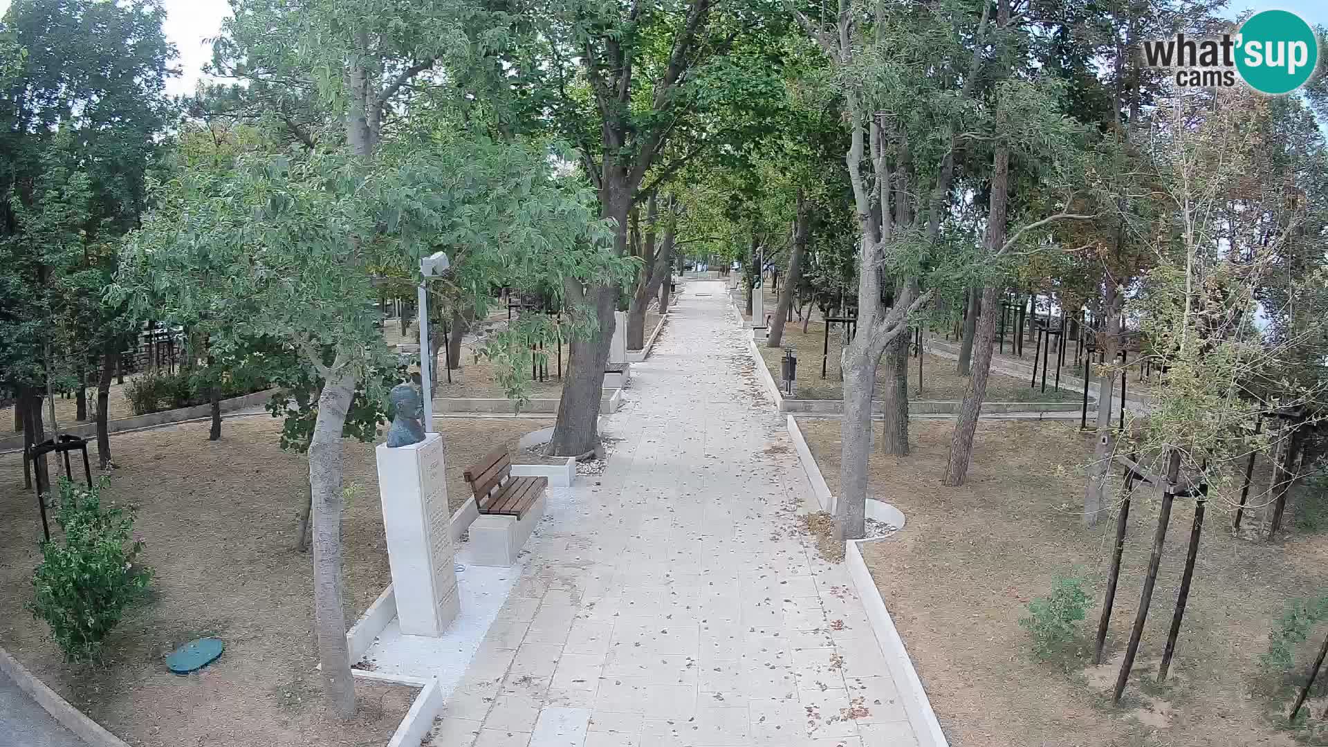 Writers’ Park Webcam Senj – Live by the Sea